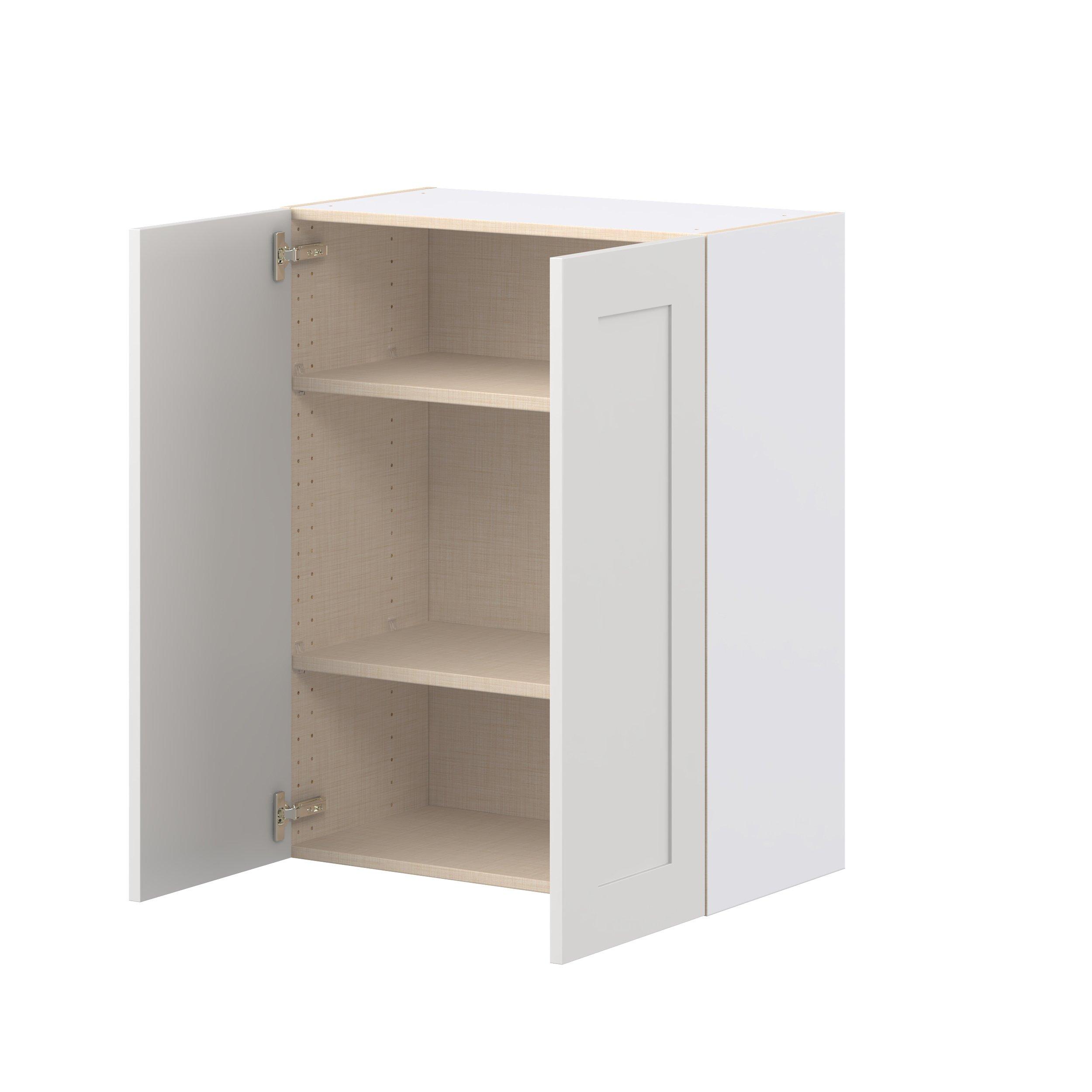Candler 27 in. Painted Warm White Door Wall Cabinet