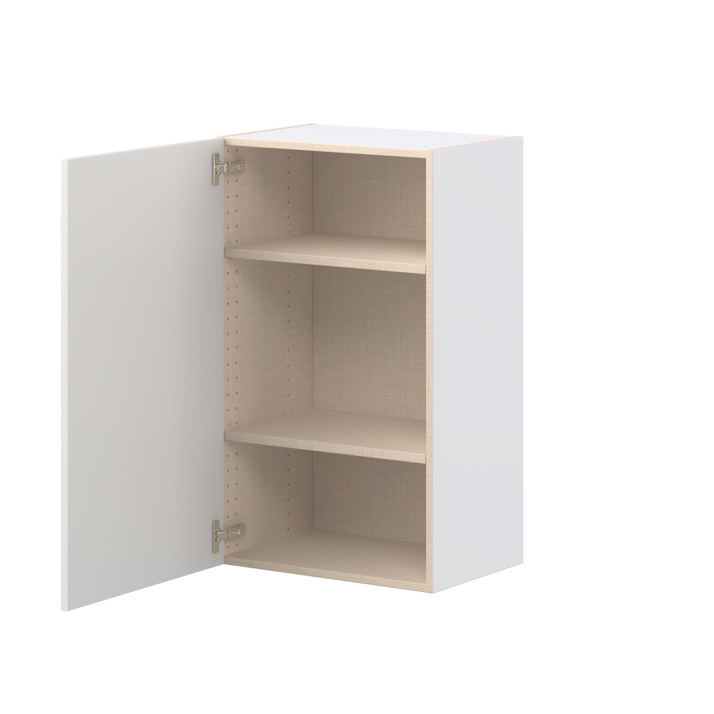 Candler 21 in. Painted Warm White Door Wall Cabinet
