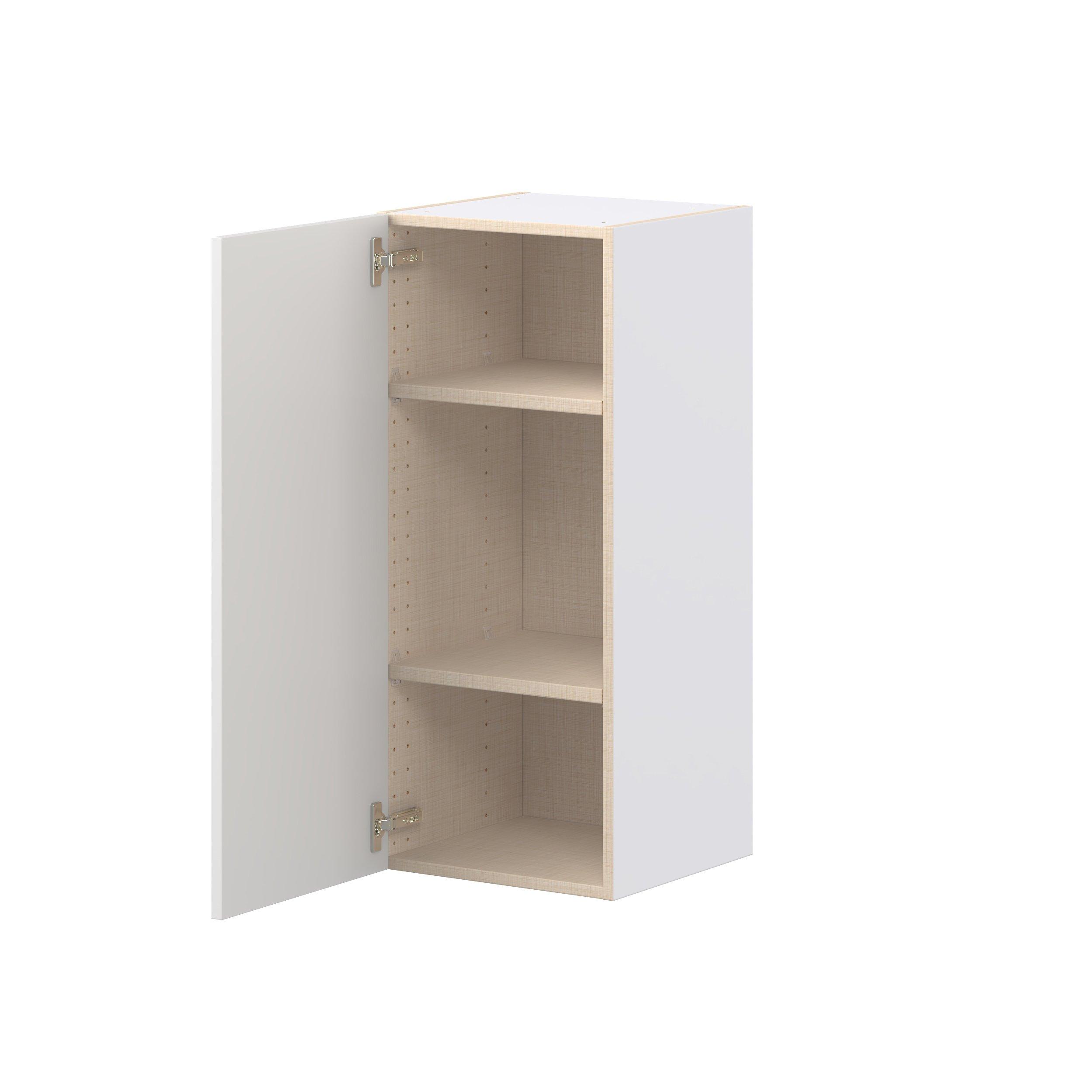 Candler 15 in. Painted Warm White Door Wall Cabinet