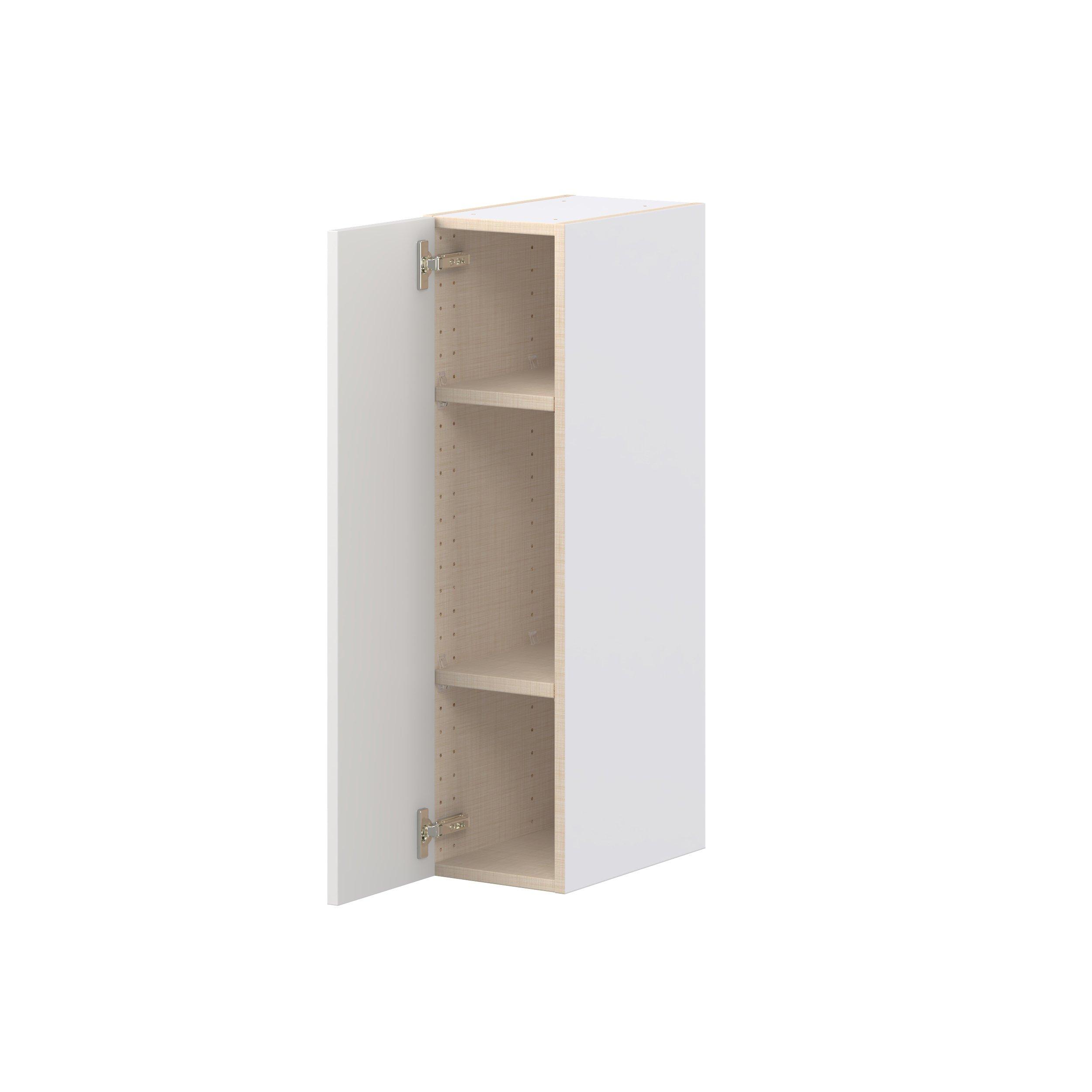 Candler 9 in. Painted Warm White Door Wall Cabinet