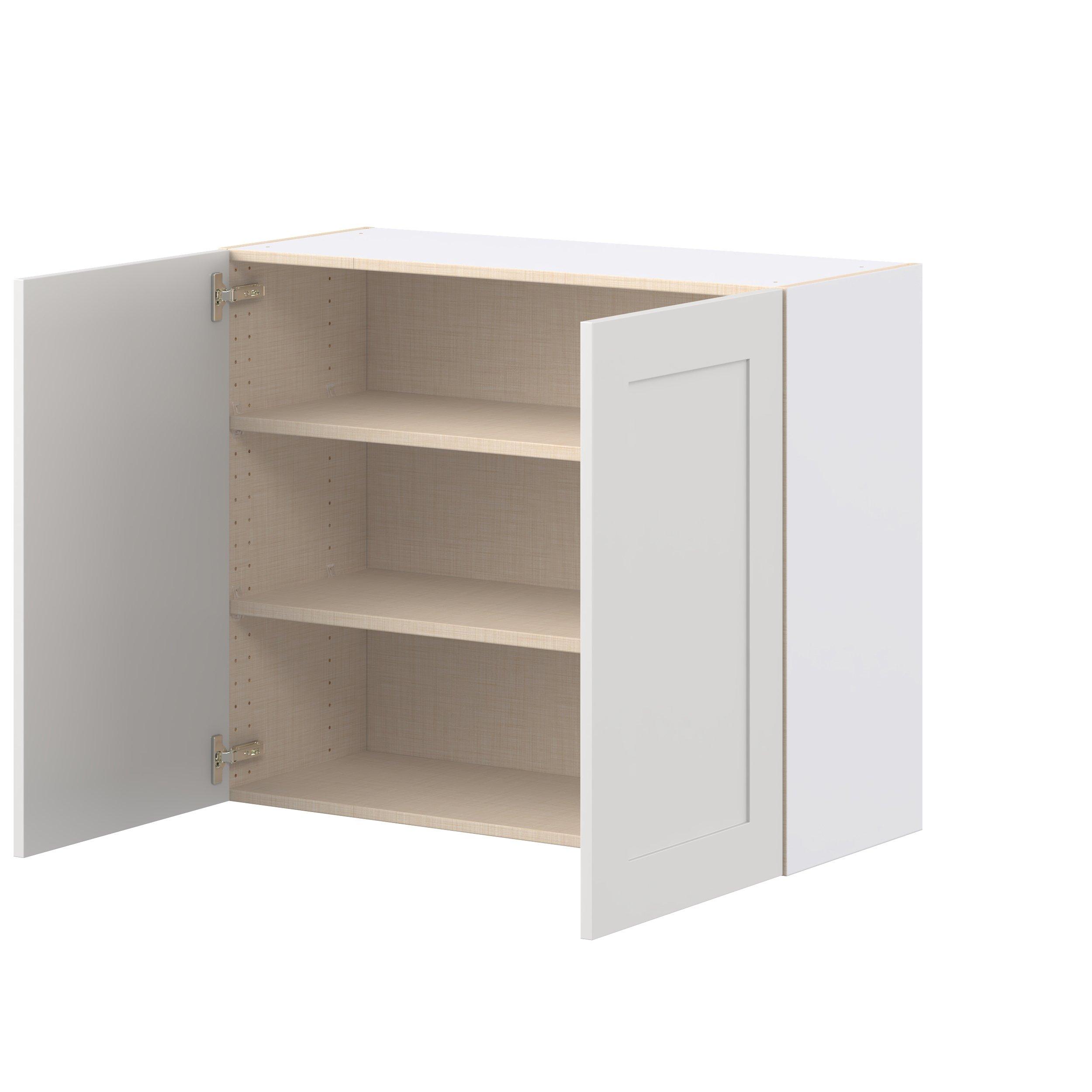 Candler 36 in. Painted Warm White Door Wall Cabinet