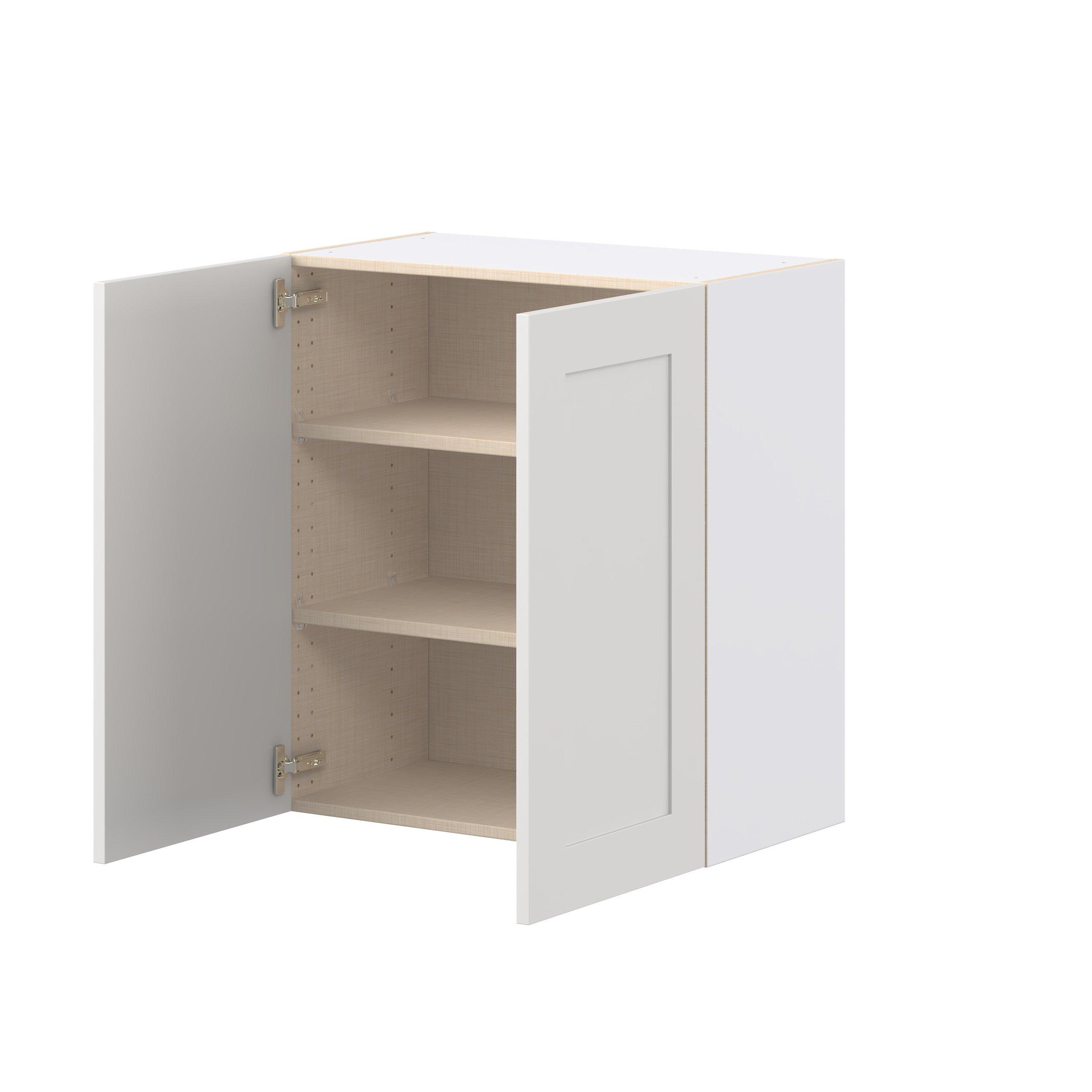Candler 27 in. Painted Warm White Door Wall Cabinet