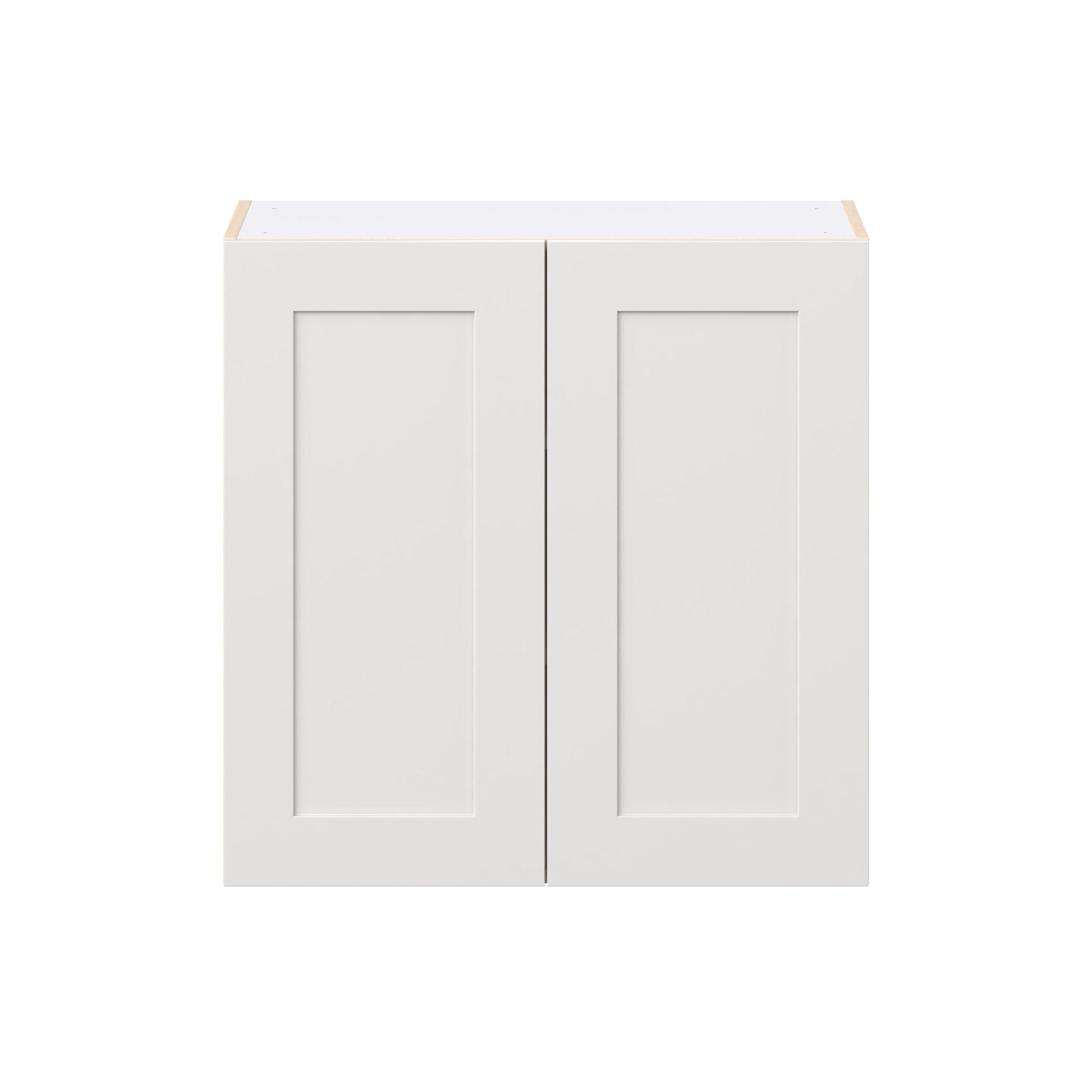 Candler 30 in. Painted Warm White Door Wall Cabinet