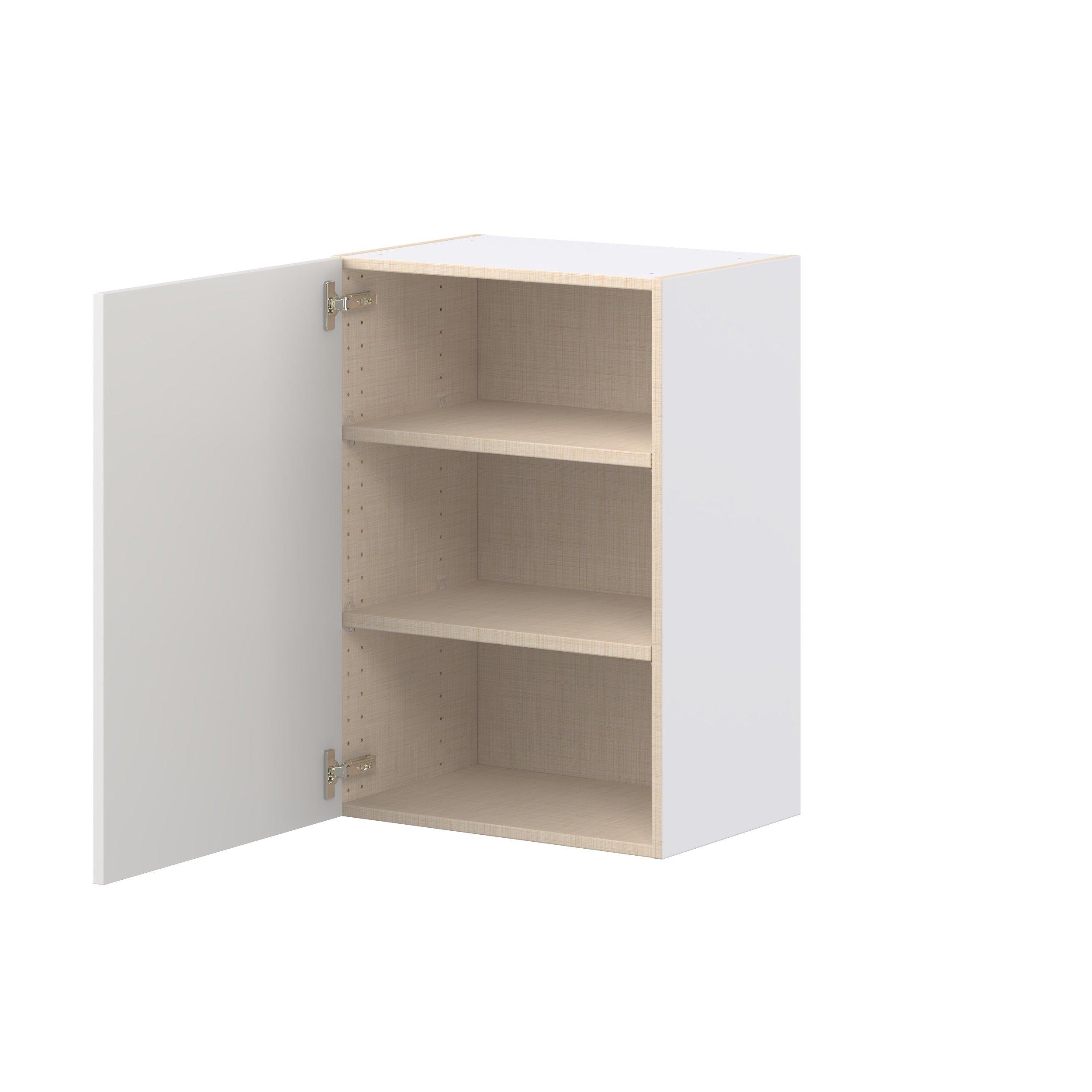 Candler 21 in. Painted Warm White Door Wall Cabinet