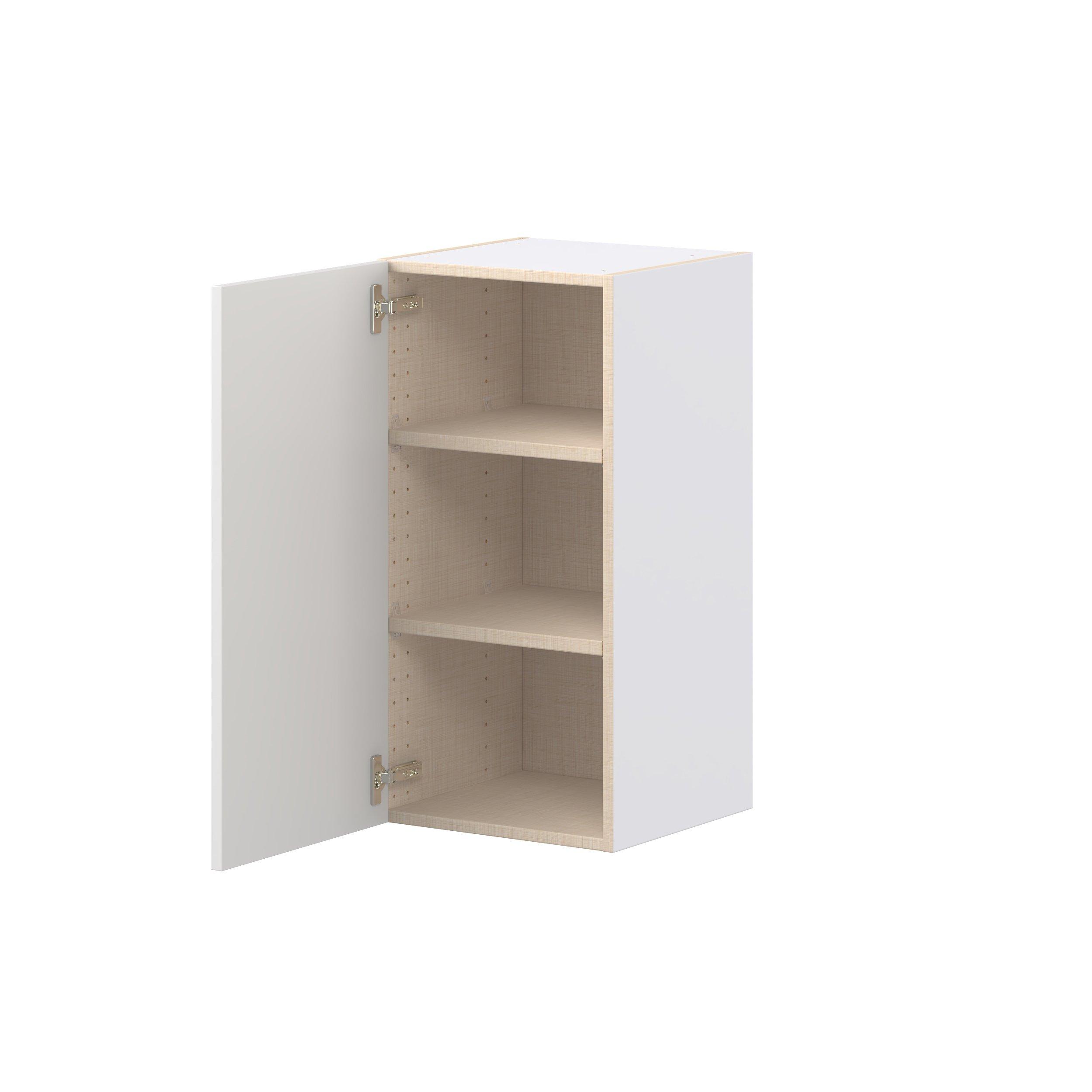 Candler 15 in. Painted Warm White Door Wall Cabinet
