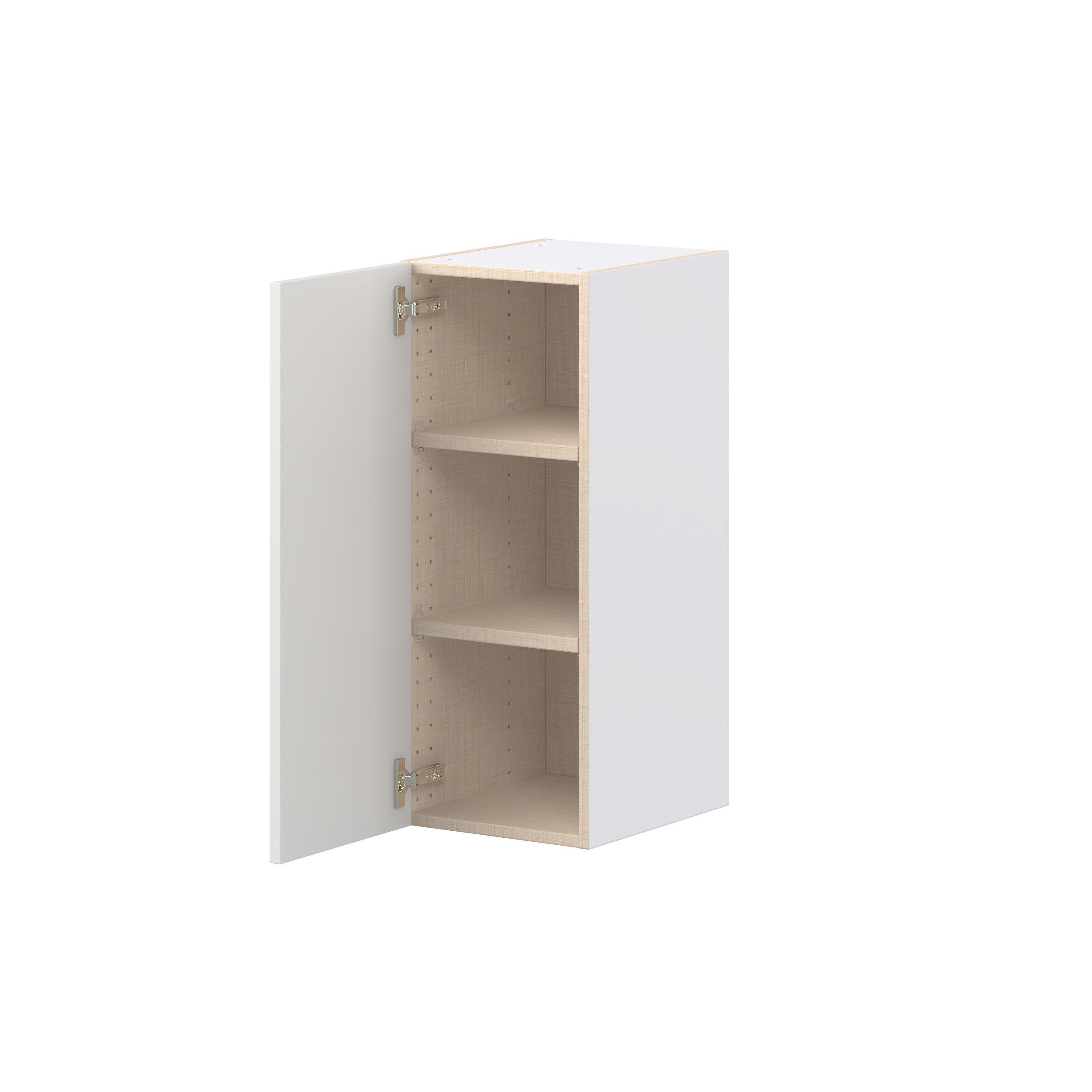 Candler 12 in. Painted Warm White Door Wall Cabinet