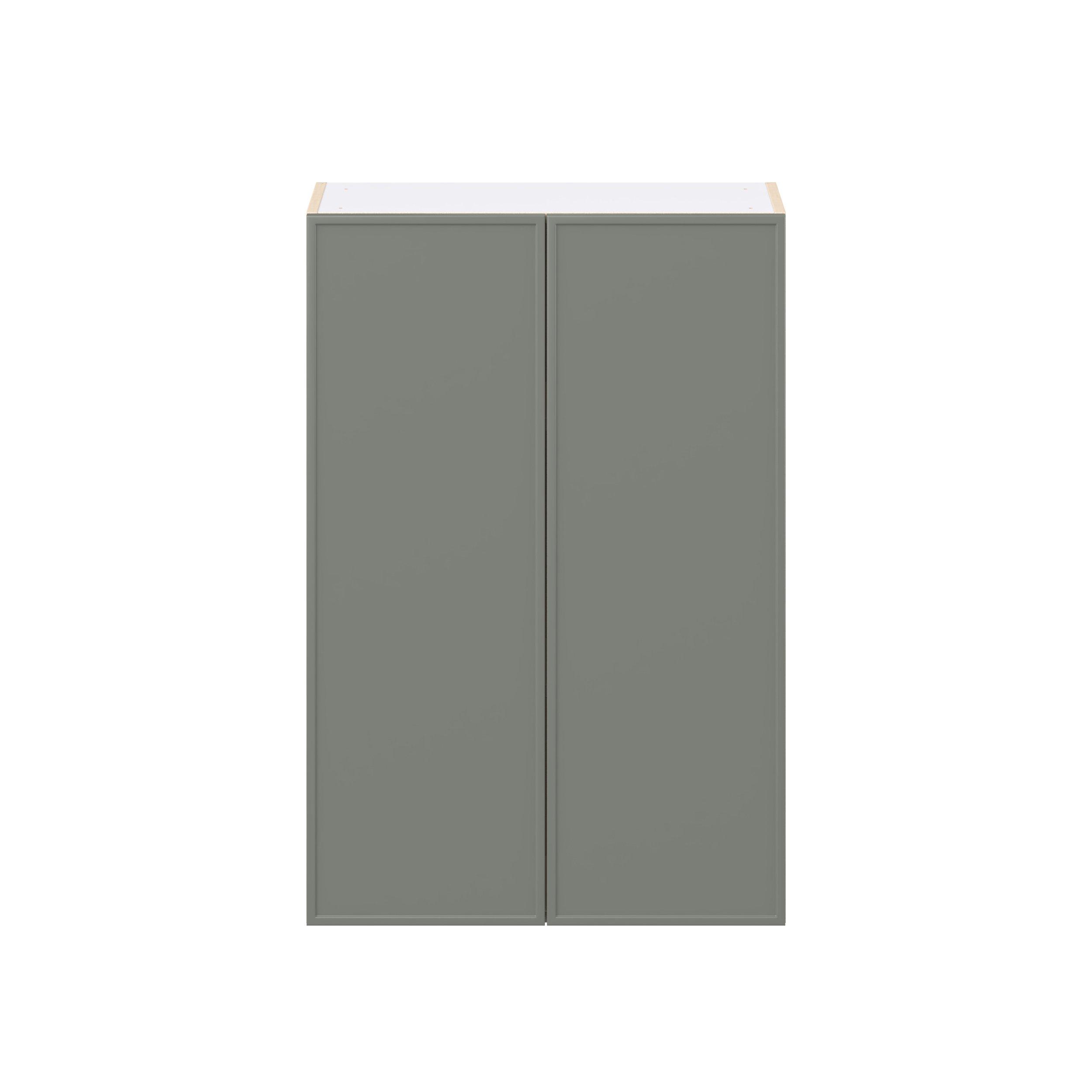 Linden 27 in. Painted Moss Green Door Wall Cabinet