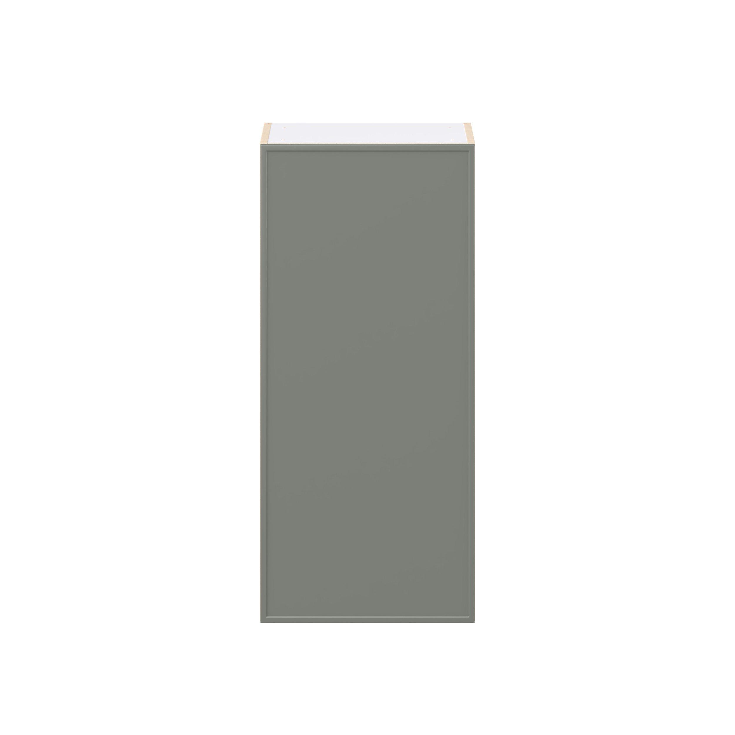 Linden 18 in. Painted Moss Green Door Wall Cabinet