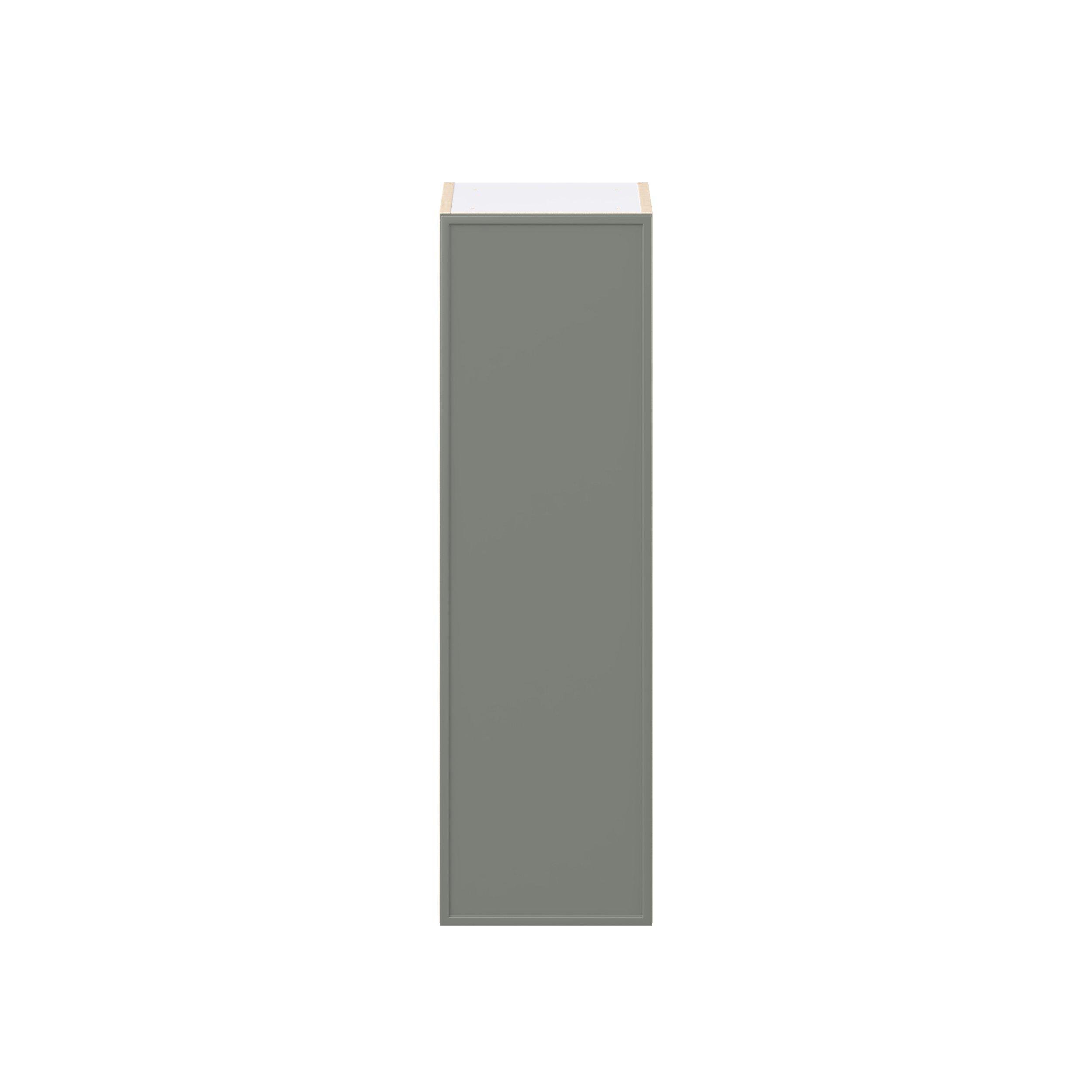 Linden 12 in. Painted Moss Green Door Wall Cabinet