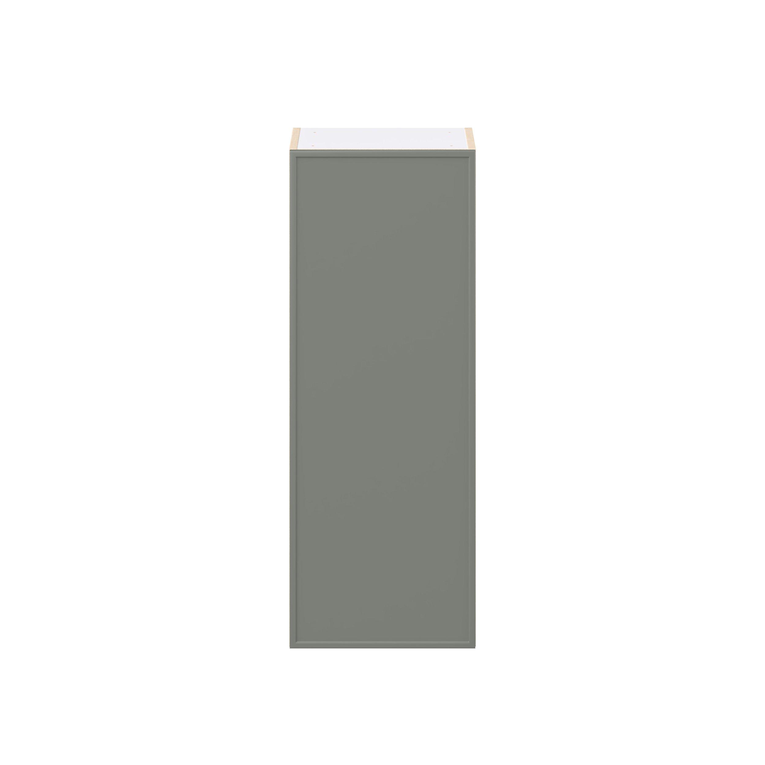 Linden 15 in. Painted Moss Green Door Wall Cabinet