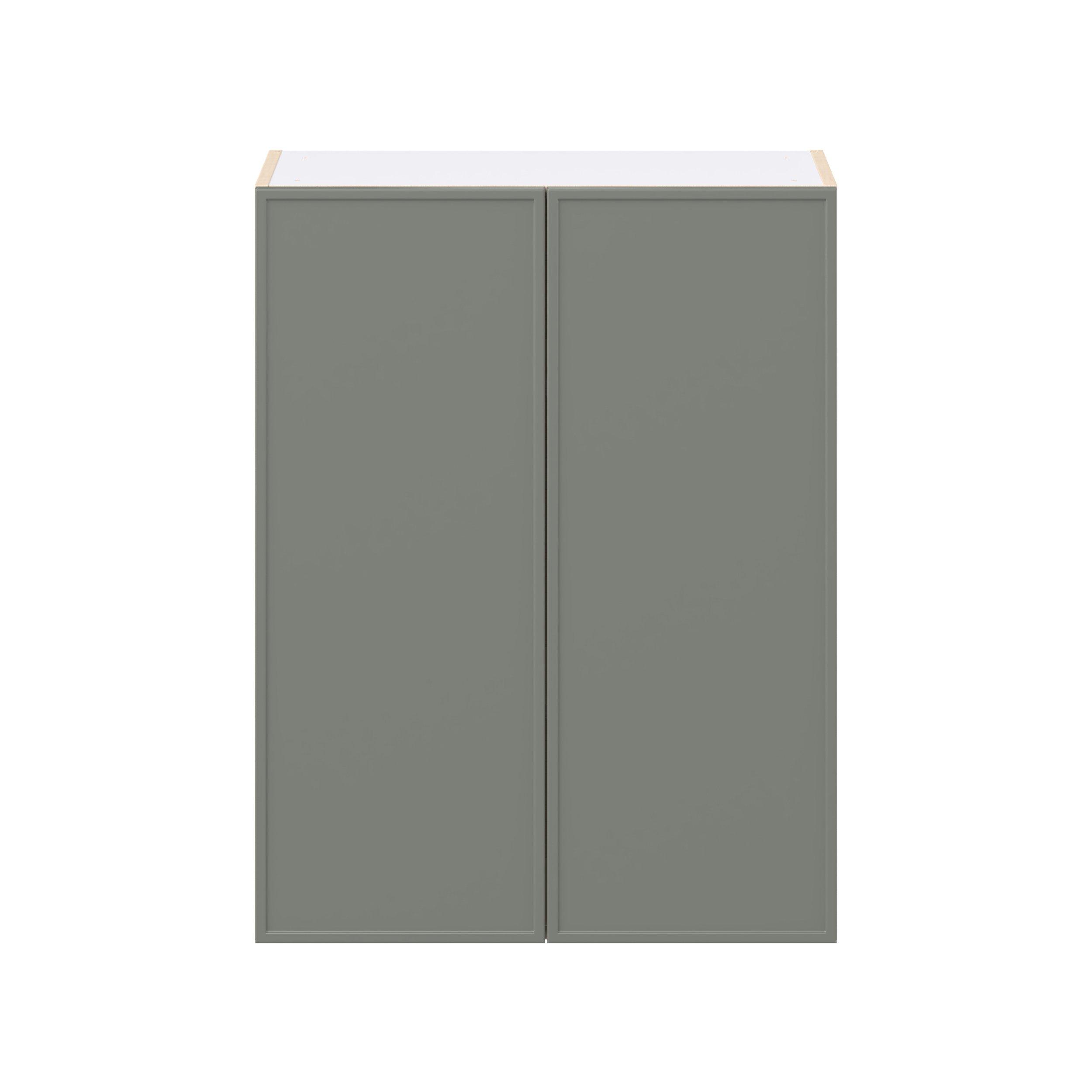 Linden 27 in. Painted Moss Green Door Wall Cabinet