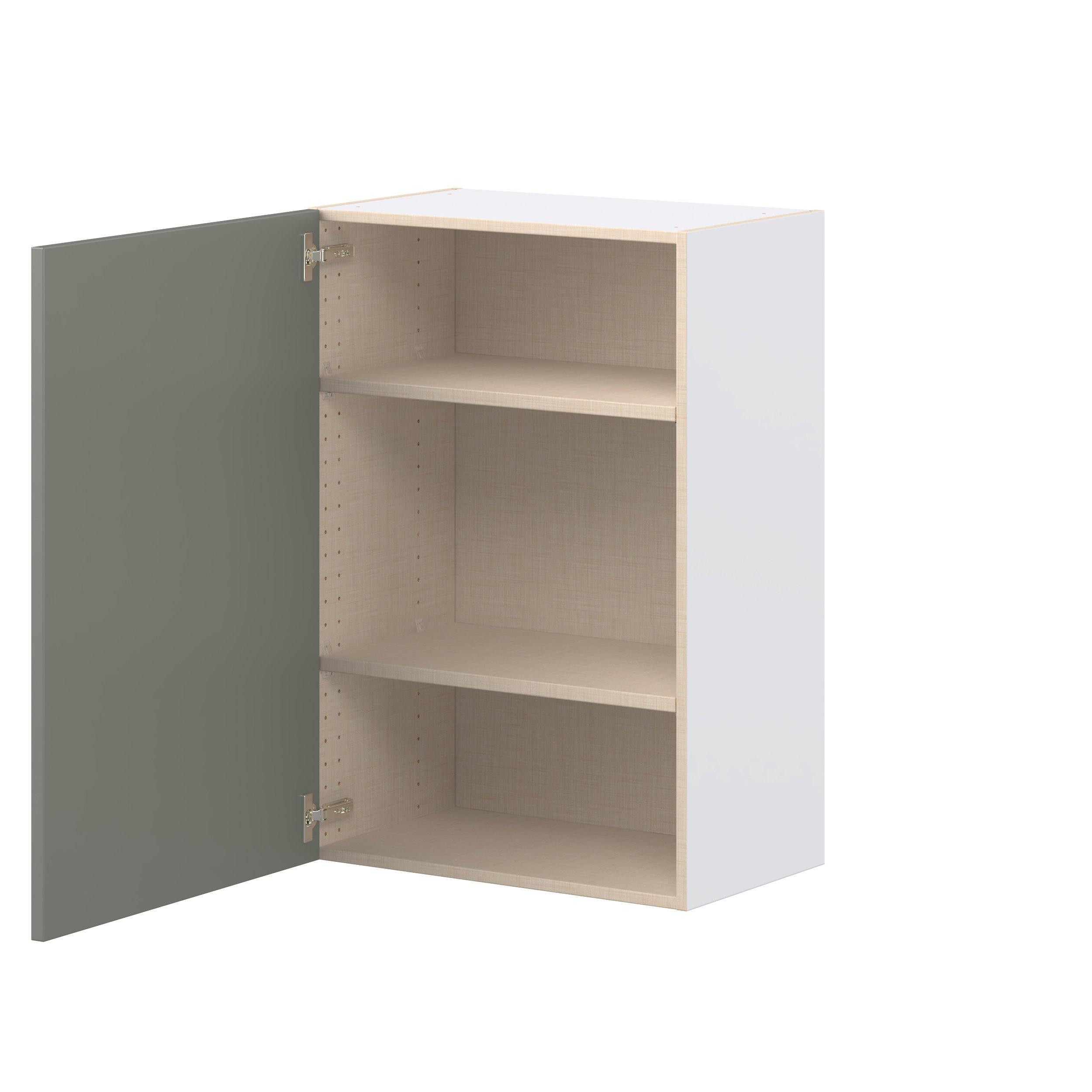 Linden 24 in. Painted Moss Green Door Wall Cabinet