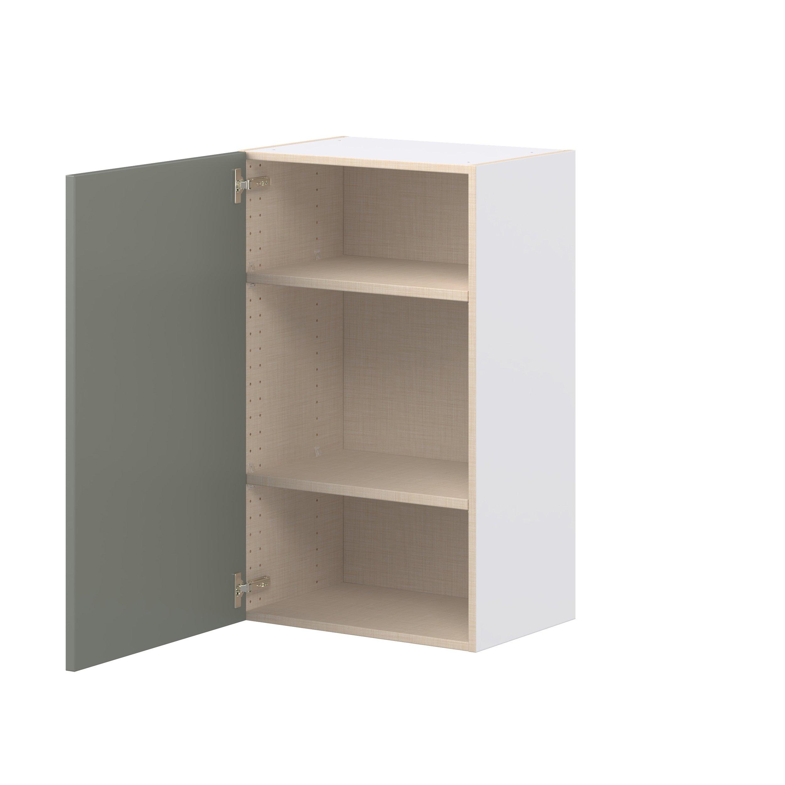 Linden 21 in. Painted Moss Green Door Wall Cabinet