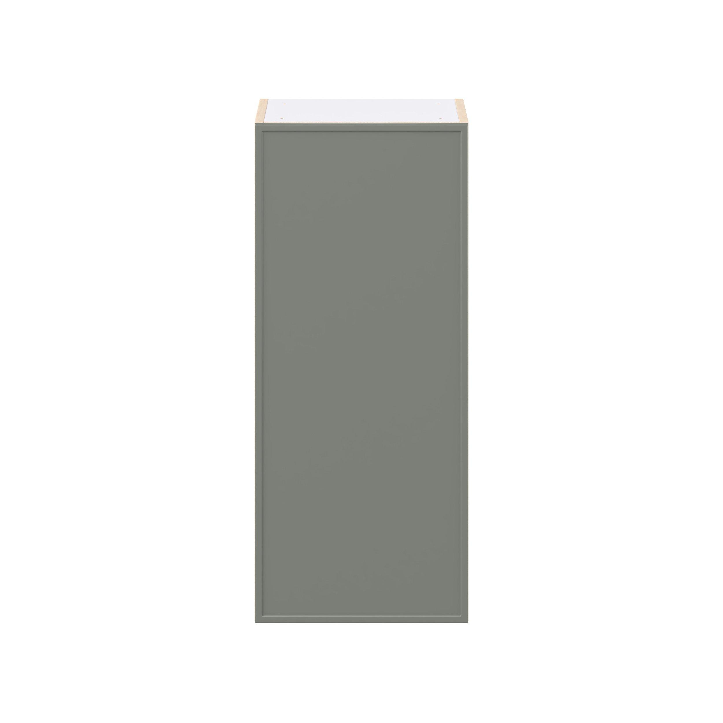 Linden 15 in. Painted Moss Green Door Wall Cabinet