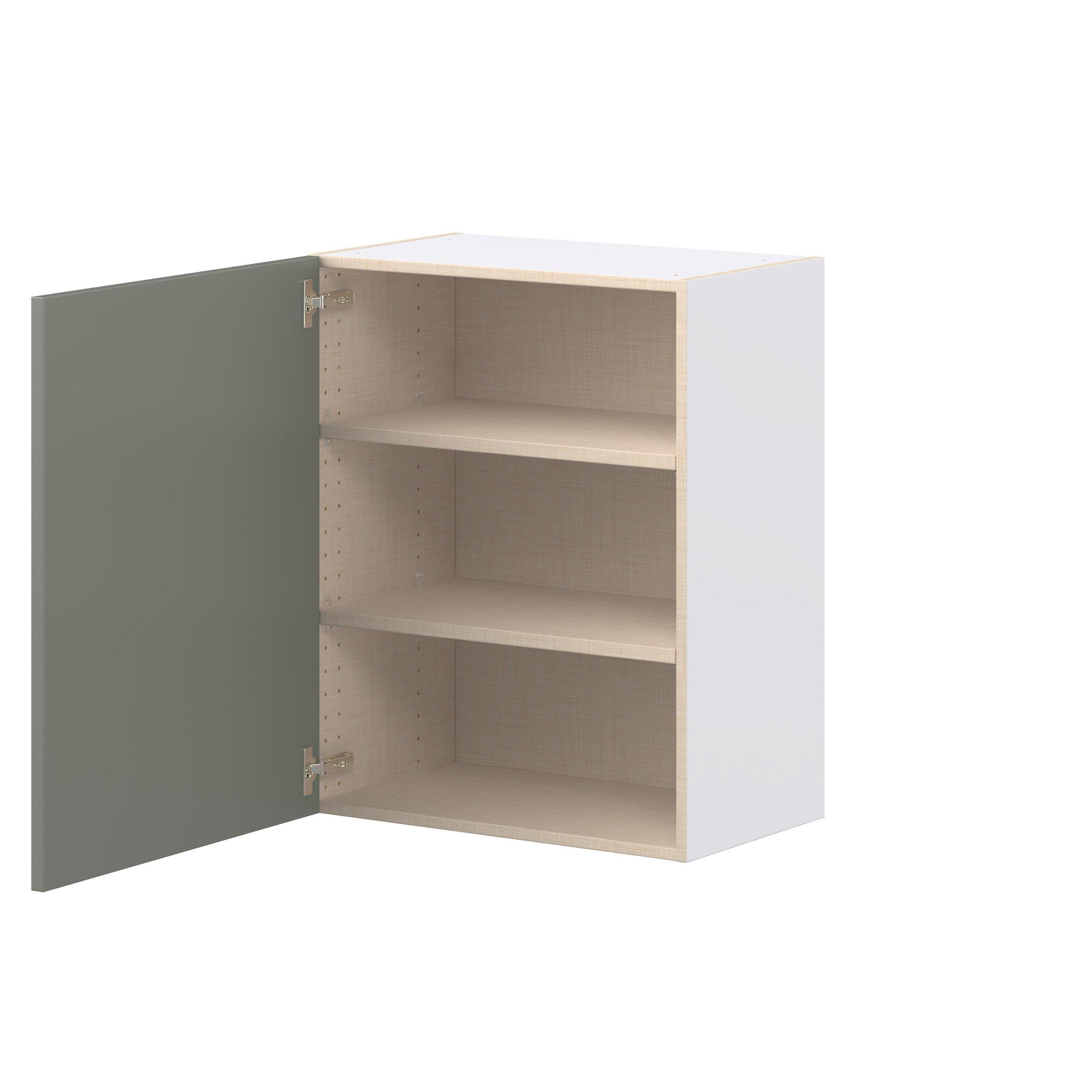 Linden 24 in. Painted Moss Green Door Wall Cabinet