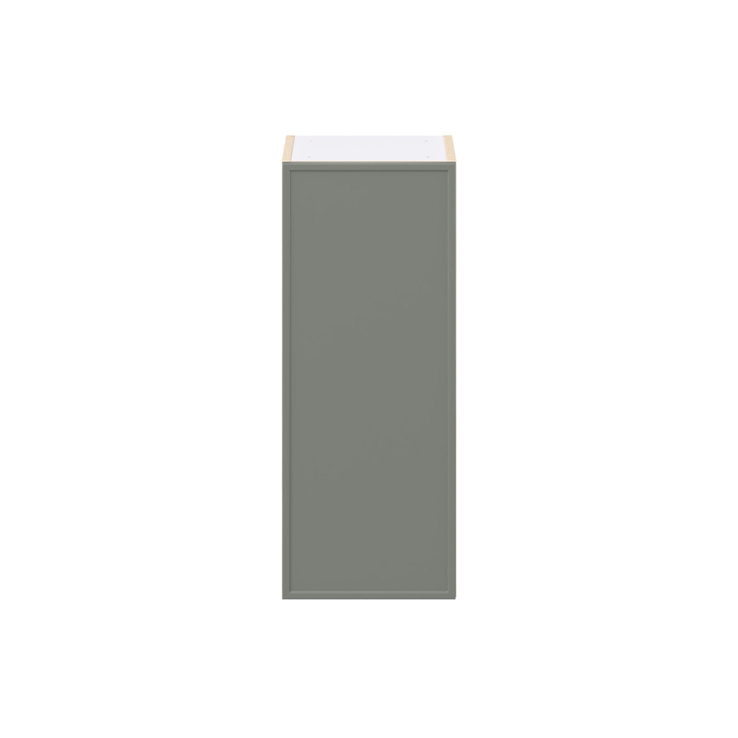 Linden 12 in. Painted Moss Green Door Wall Cabinet