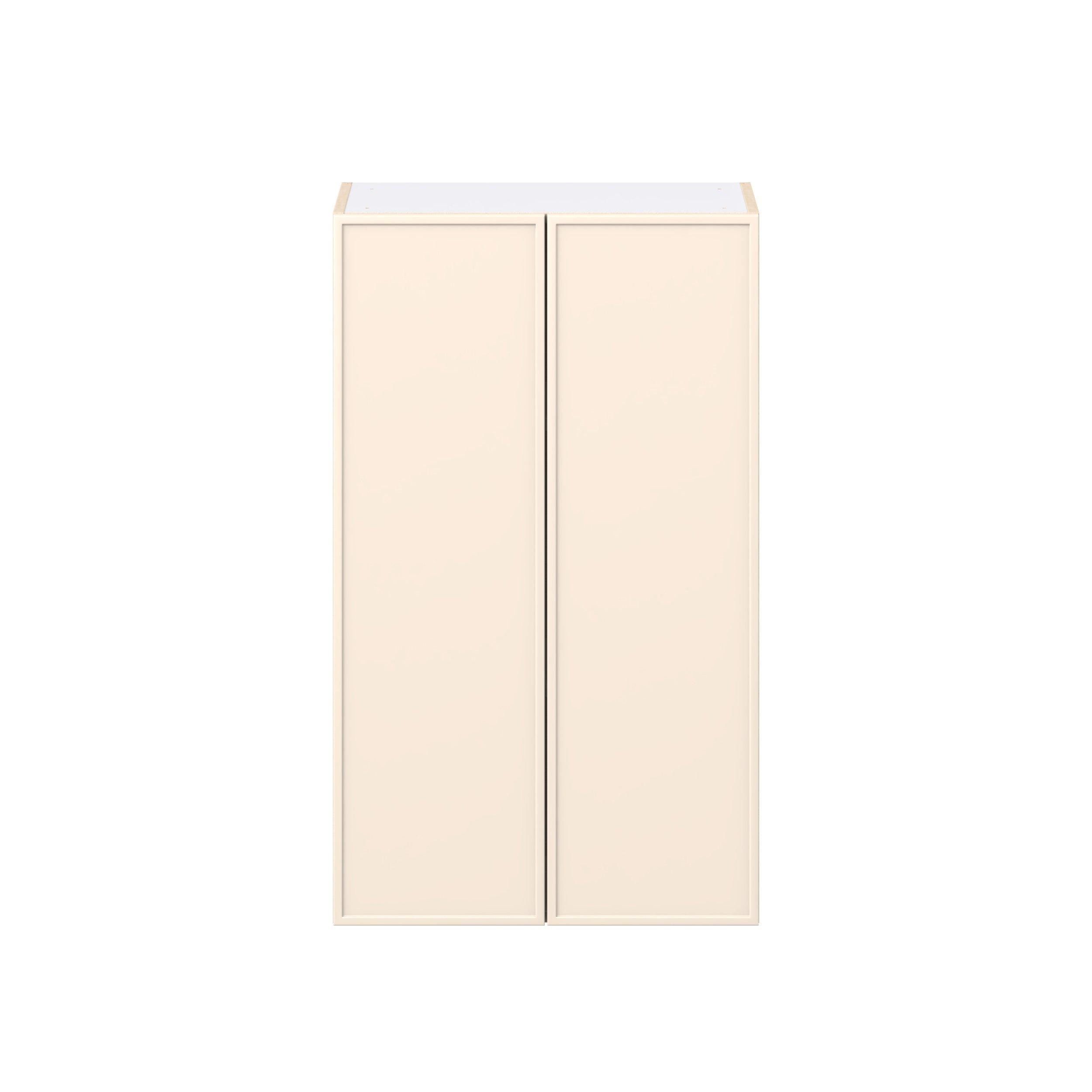 Linden 24 in. Painted Washed Linen Door Wall Cabinet