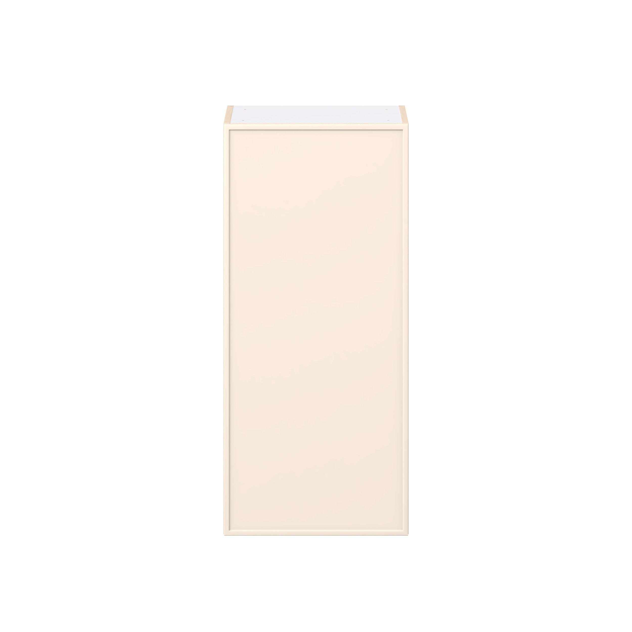 Linden 18 in. Painted Washed Linen Door Wall Cabinet