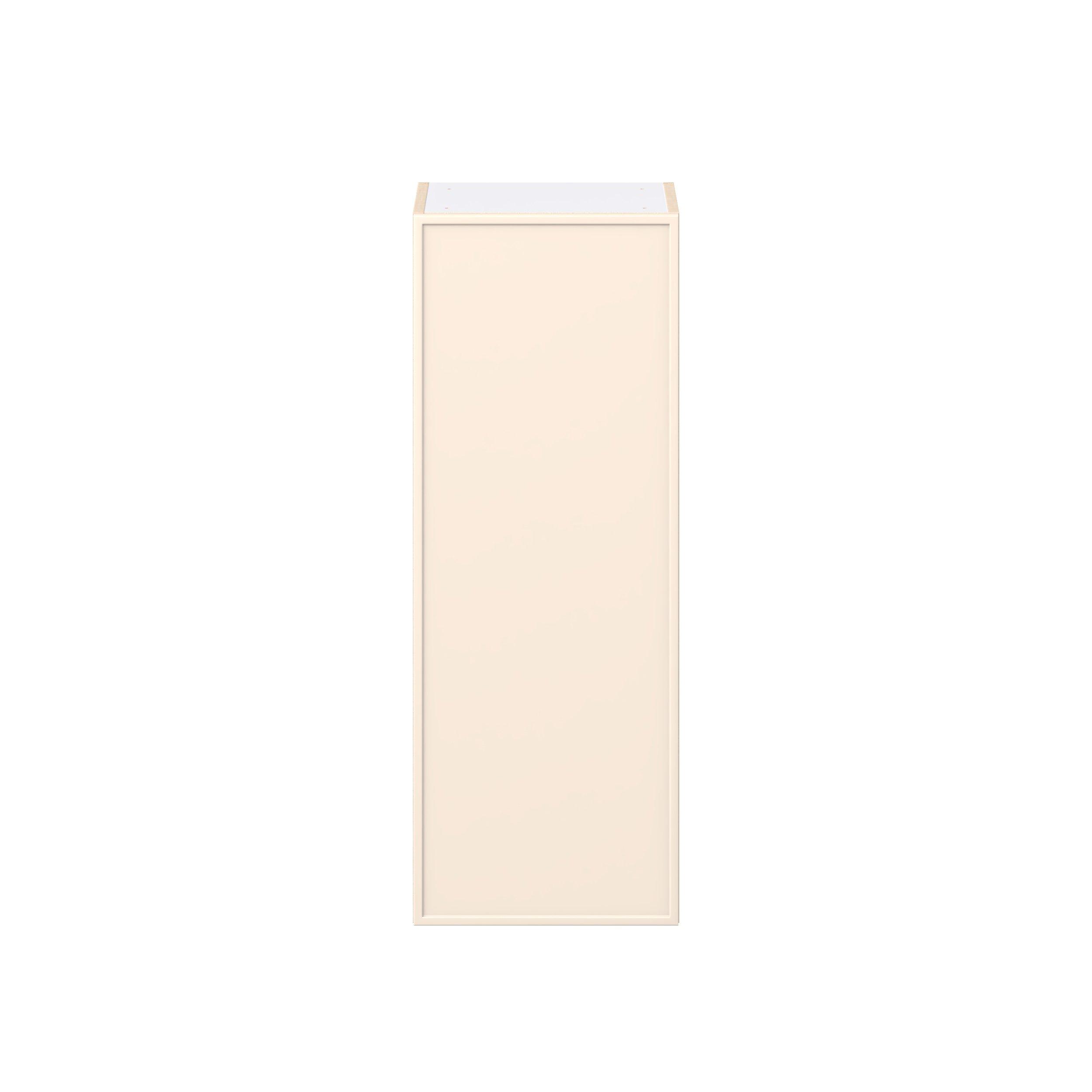 Linden 15 in. Painted Washed Linen Door Wall Cabinet