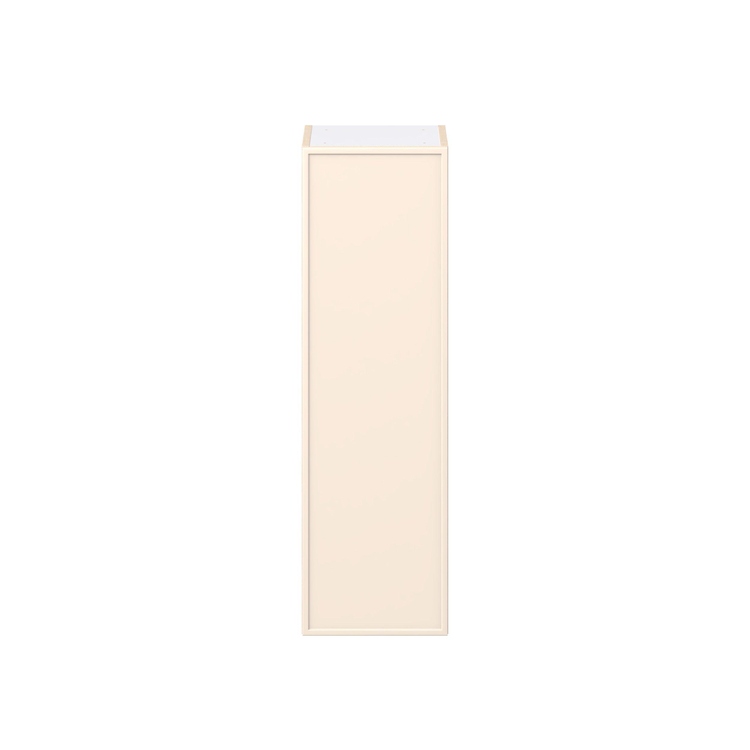 Linden 12 in. Painted Washed Linen Door Wall Cabinet