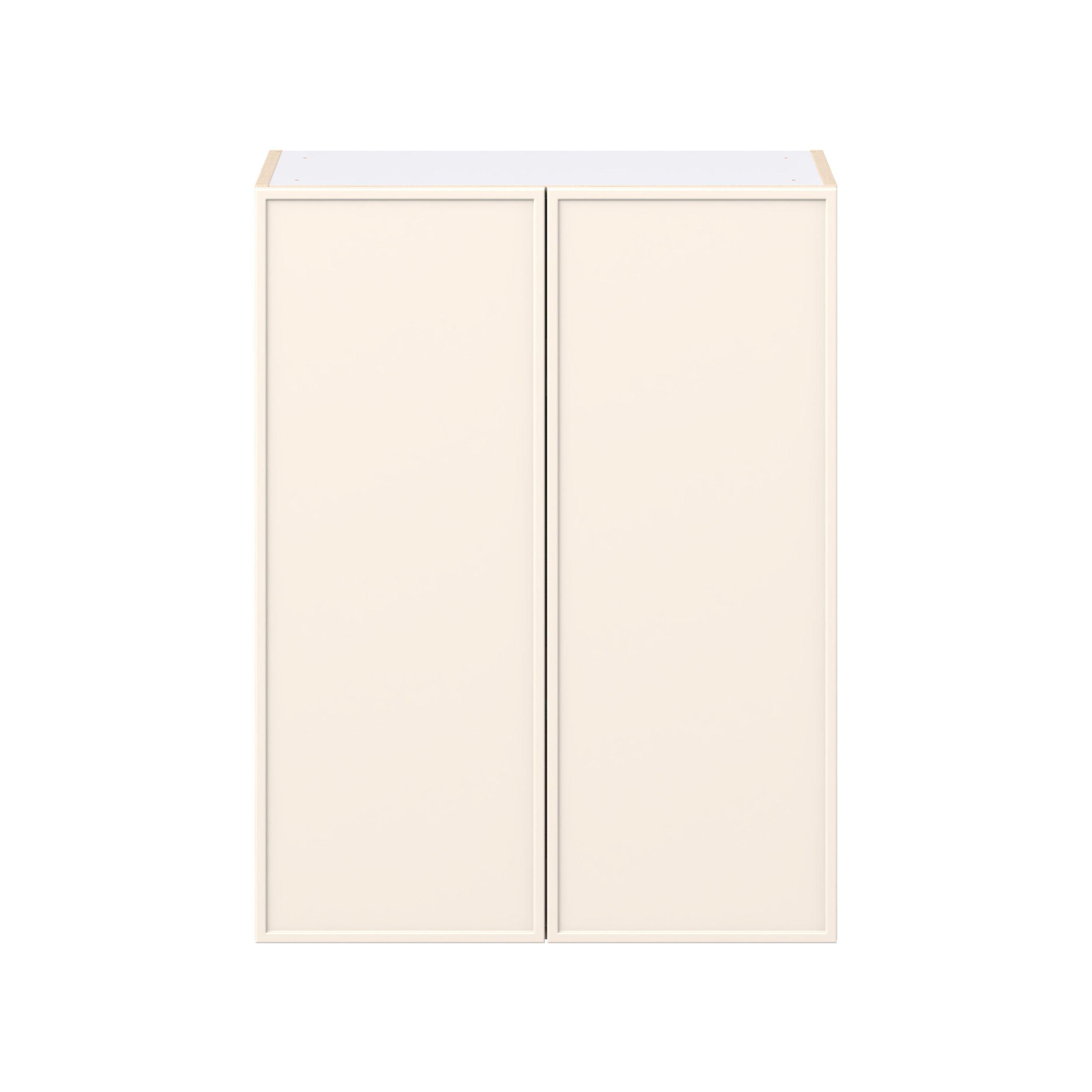 Linden 27 in. Painted Washed Linen Door Wall Cabinet