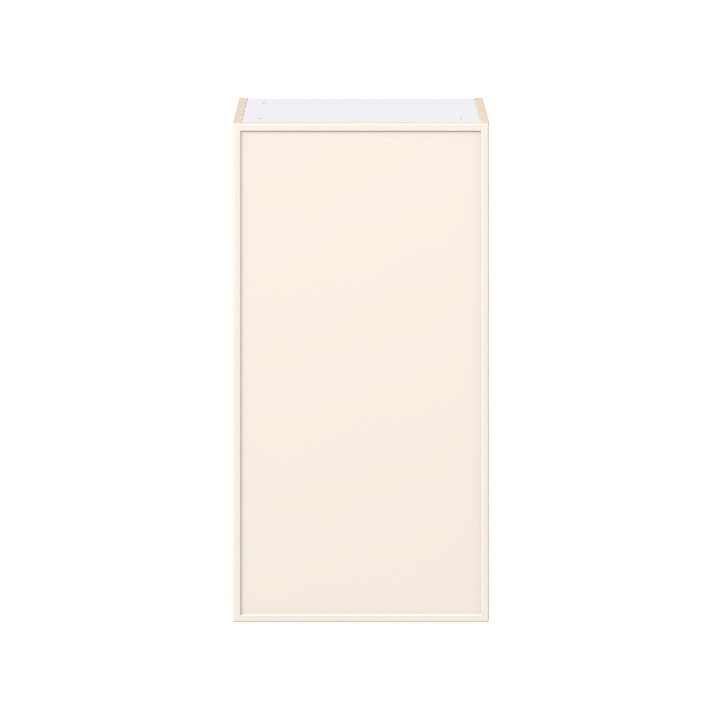 Linden 18 in. Painted Washed Linen Door Wall Cabinet