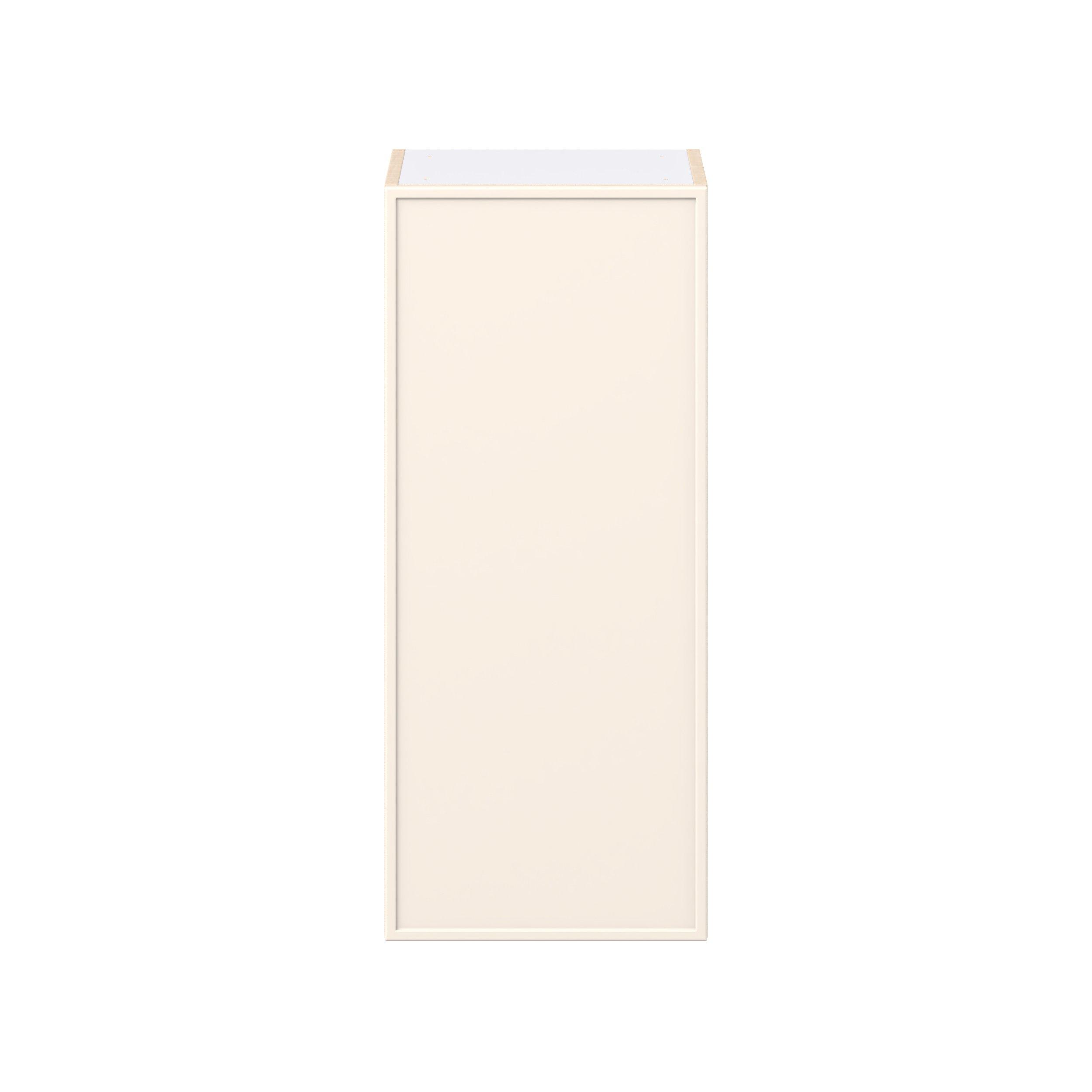 Linden 15 in. Painted Washed Linen Door Wall Cabinet