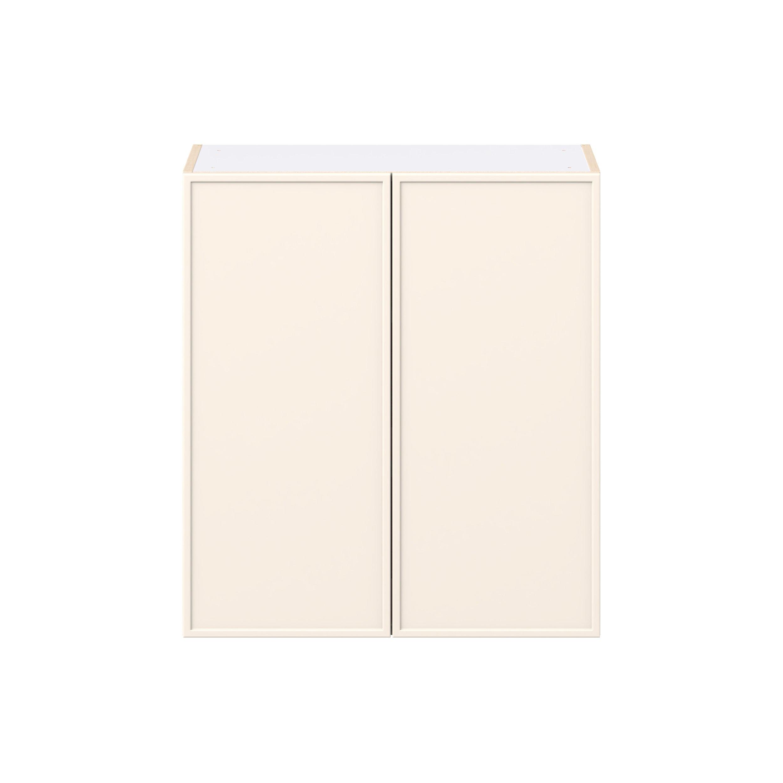 Linden 27 in. Painted Washed Linen Door Wall Cabinet