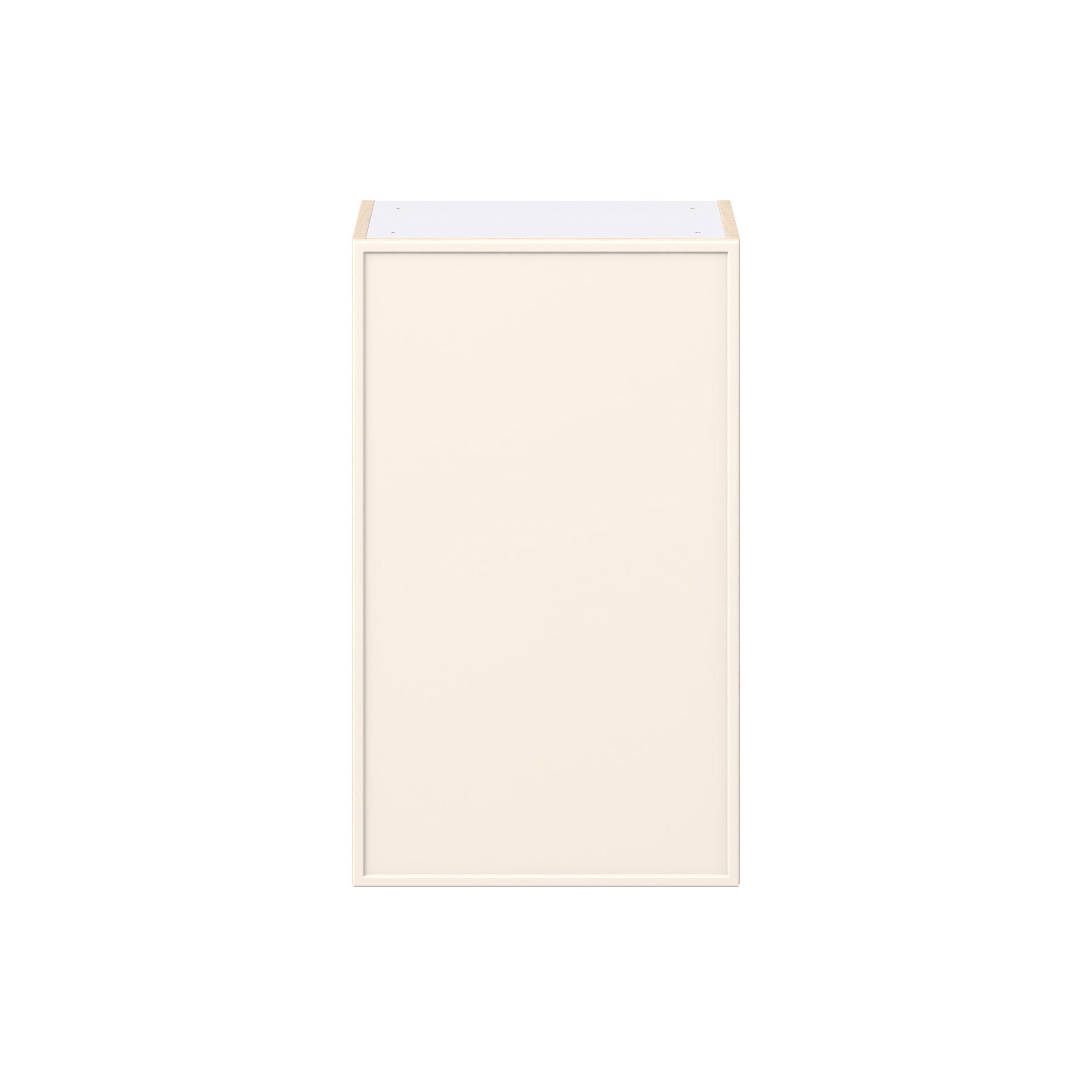 Linden 18 in. Painted Washed Linen Door Wall Cabinet