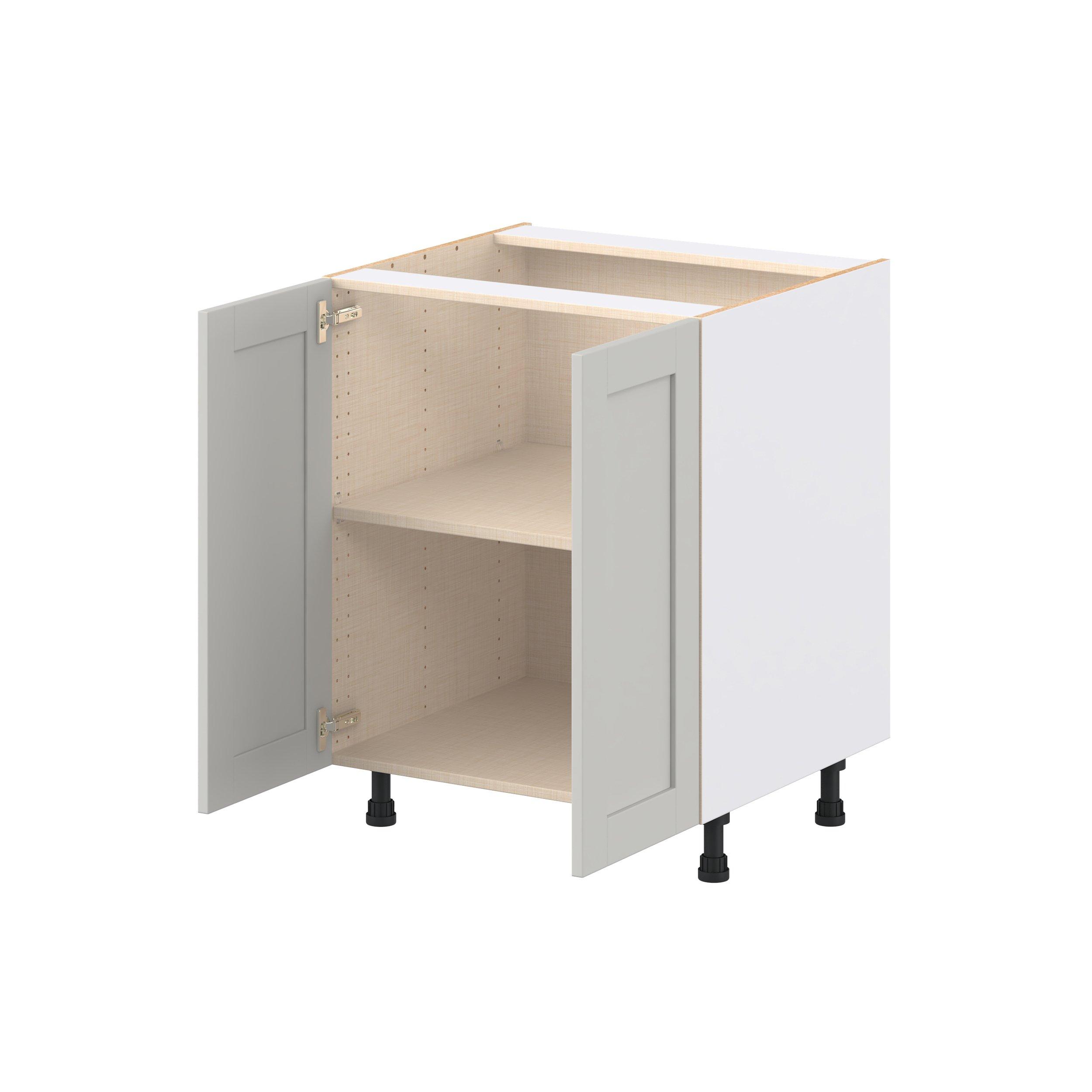 Summerhill 27 in. Light Gray Door Base Cabinet