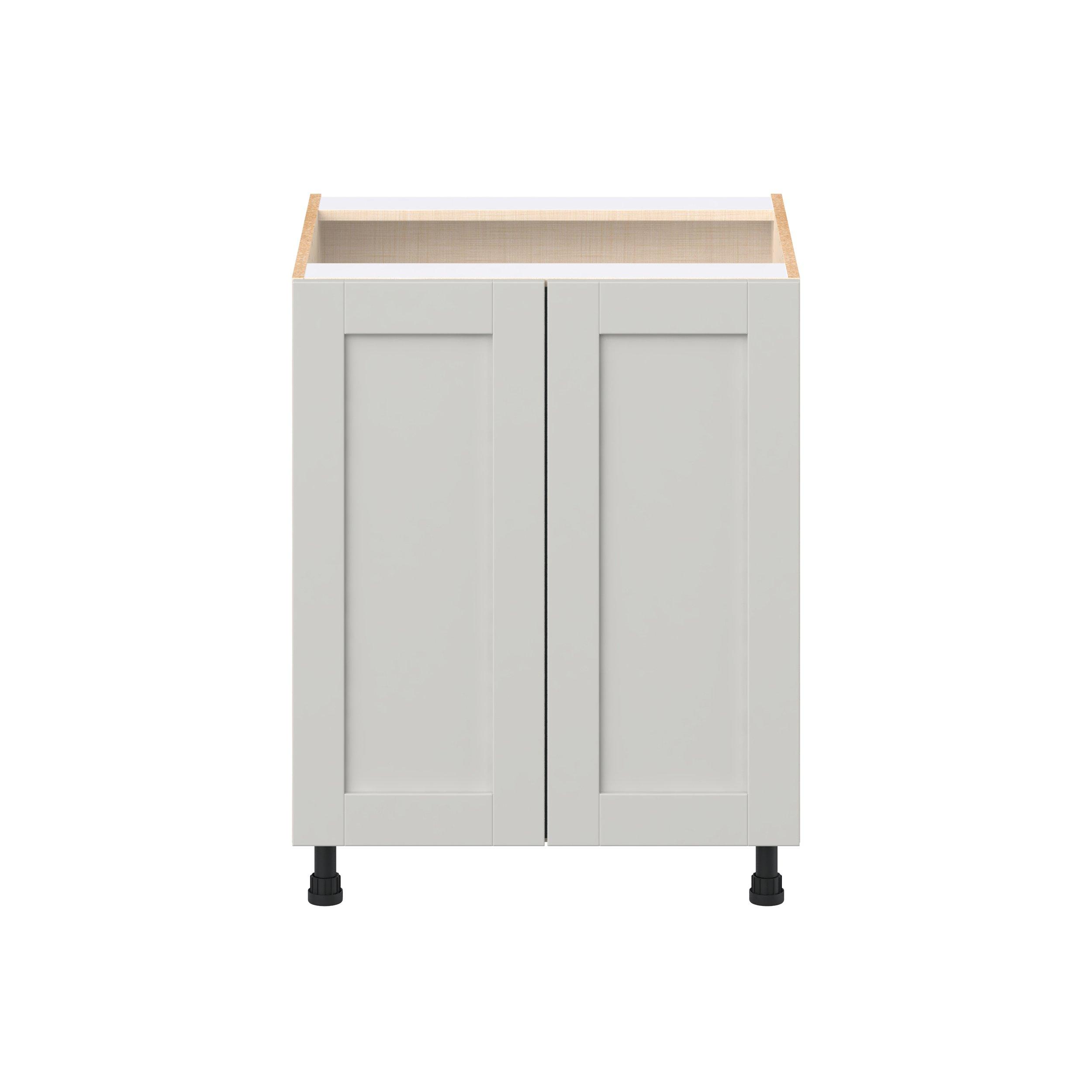 Summerhill 27 in. Light Gray Door Base Cabinet