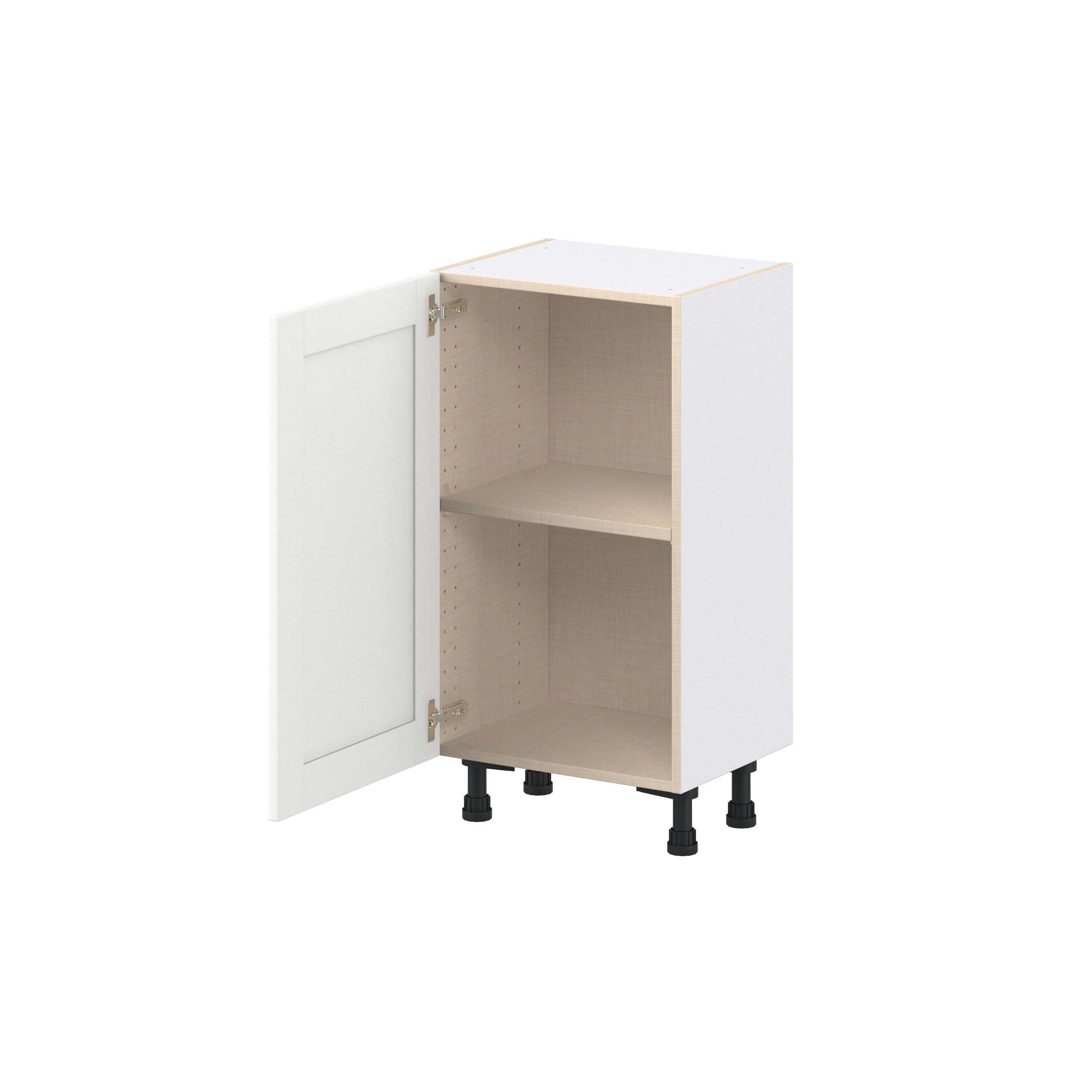 Summerhill 18 in. Bright White Shallow Base Cabinet