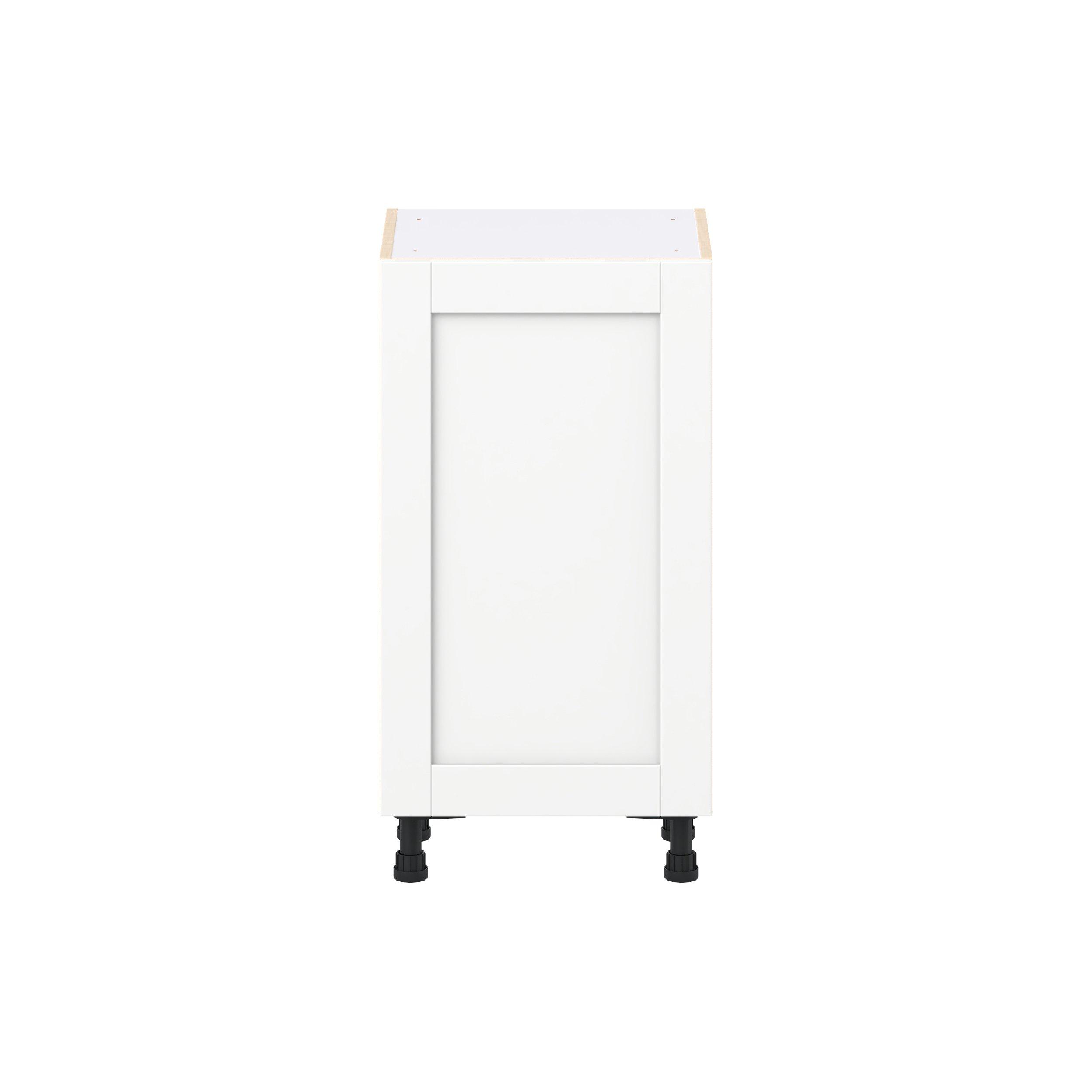Summerhill 18 in. Bright White Shallow Base Cabinet
