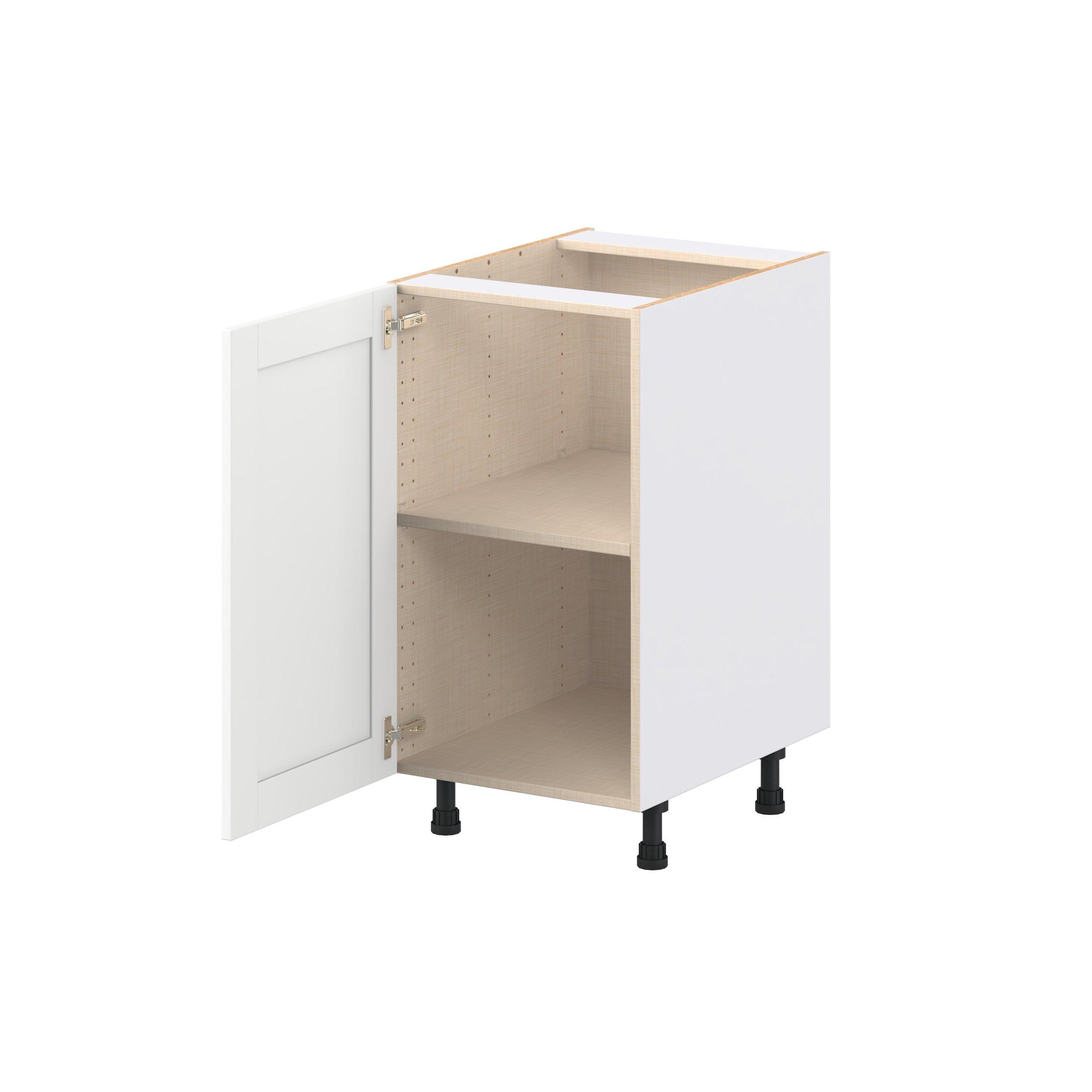 Summerhill 18 in. Bright White Door Base Cabinet