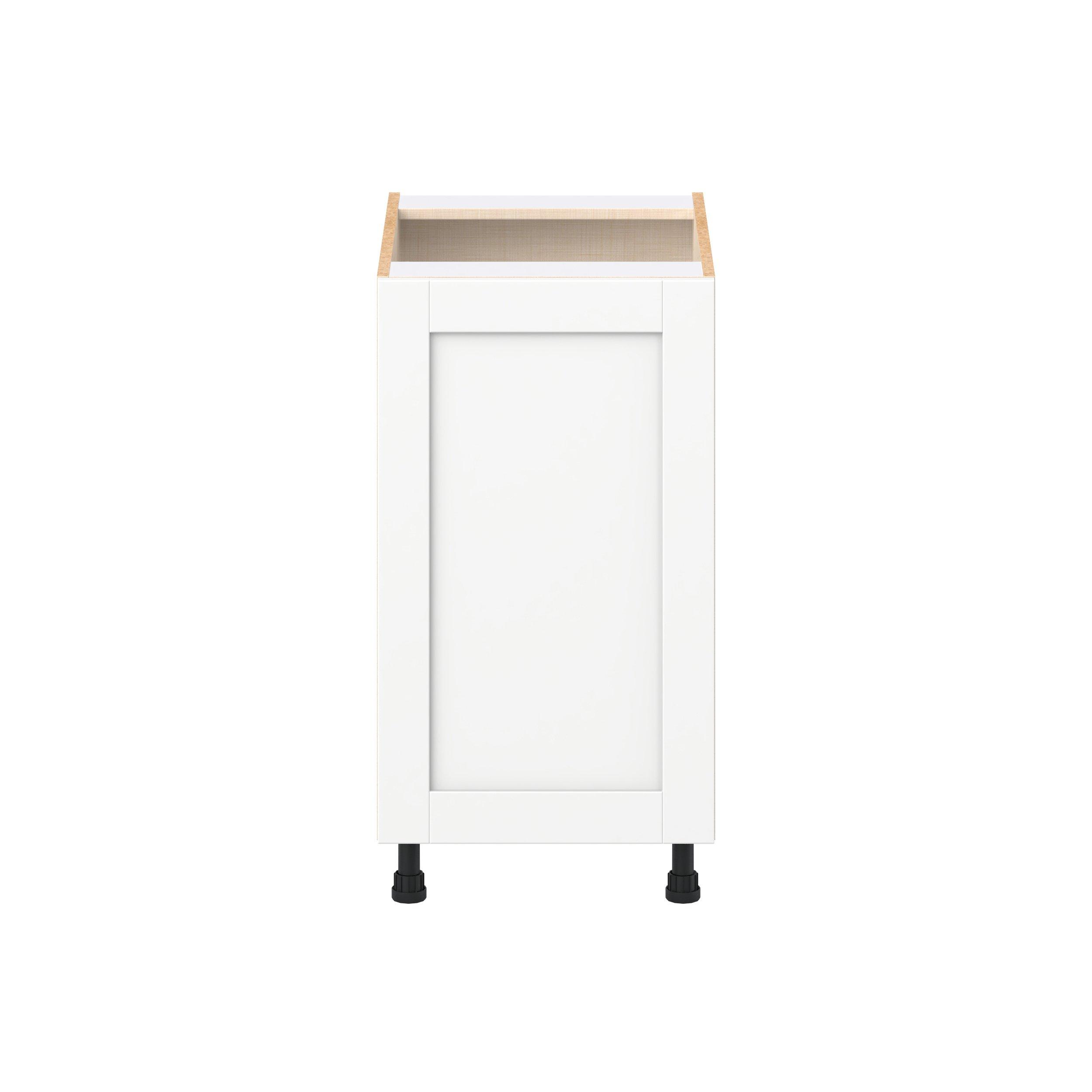 Summerhill 18 in. Bright White Door Base Cabinet