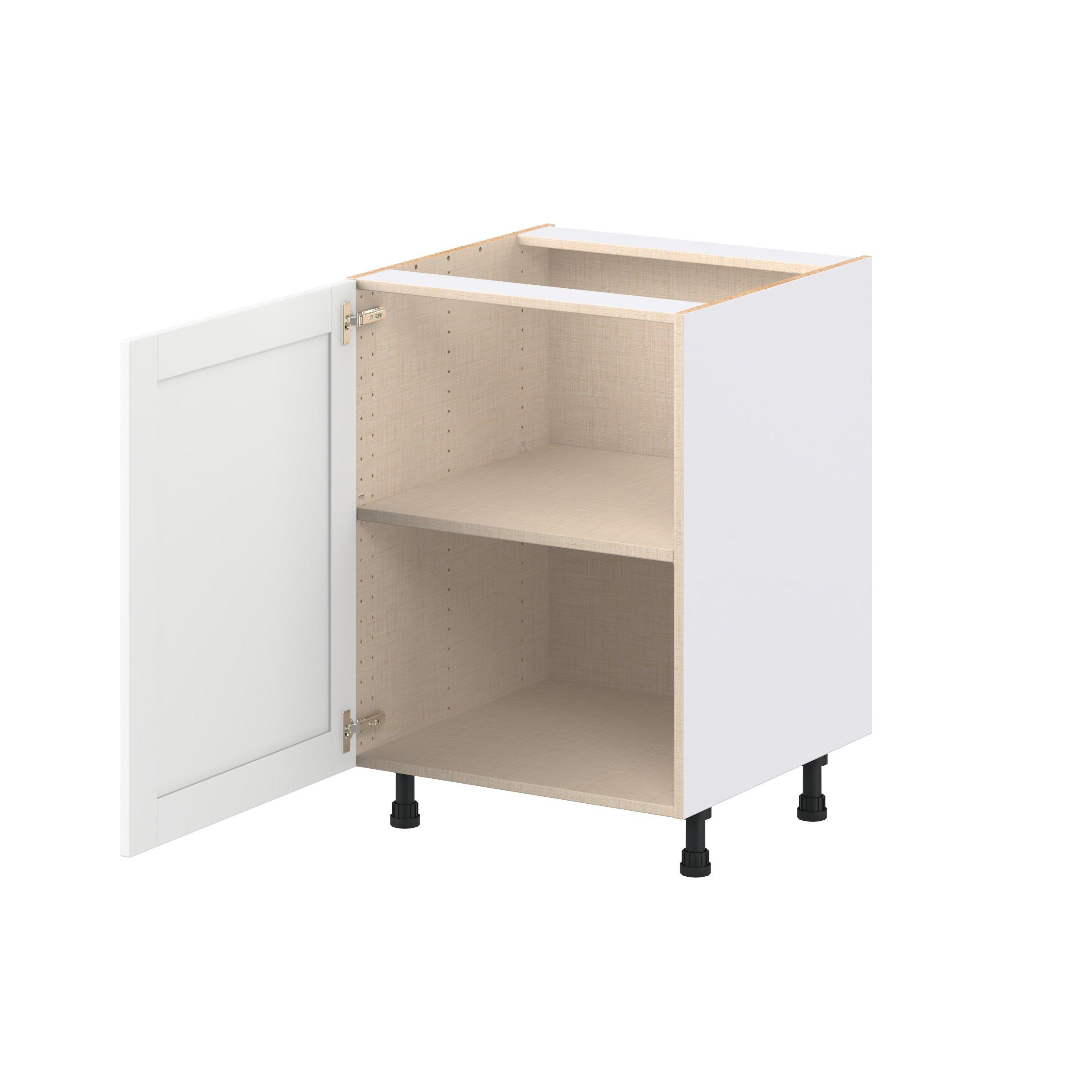 Summerhill 24 in. Bright White Door Base Cabinet