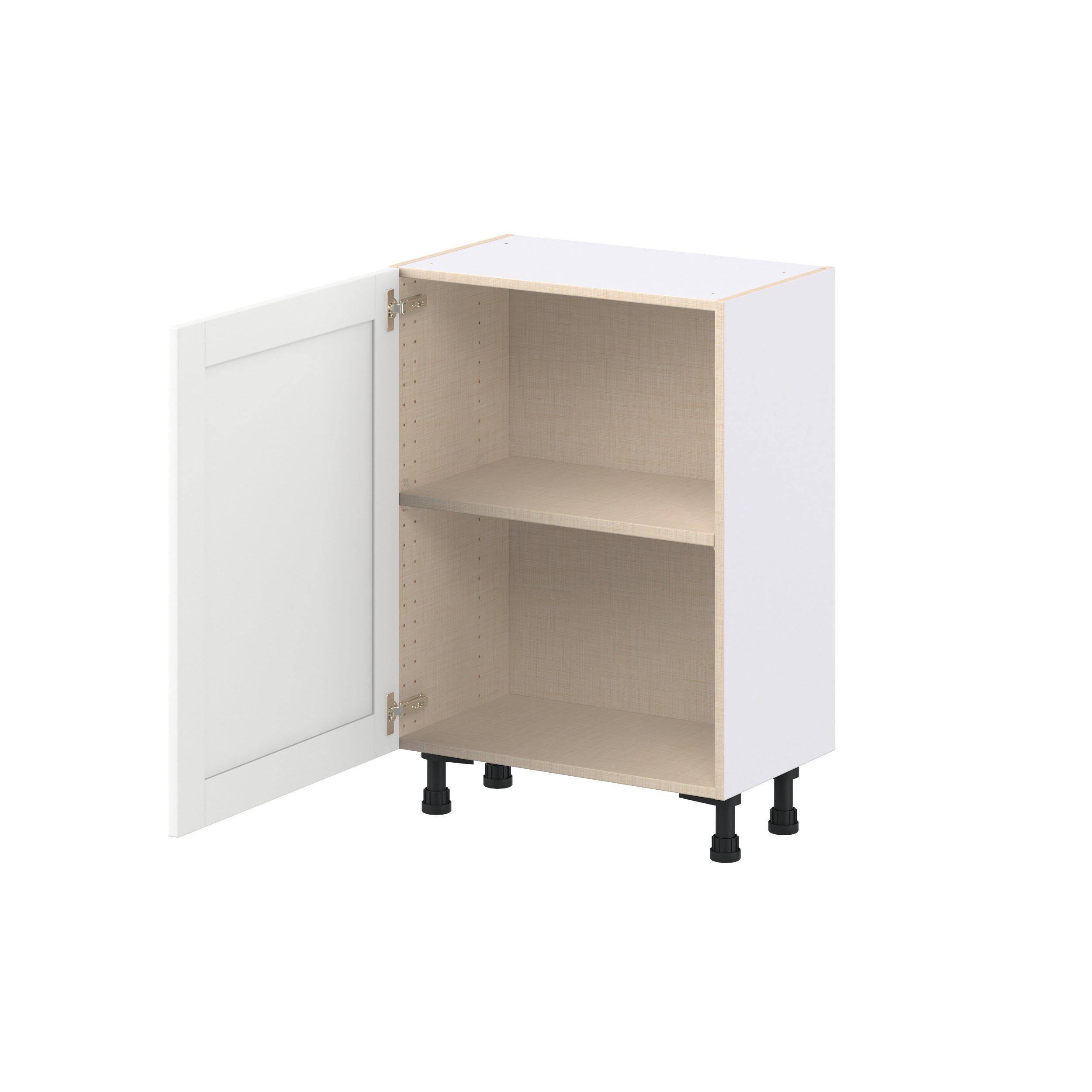 Summerhill 24 in. Bright White Shallow Base Cabinet