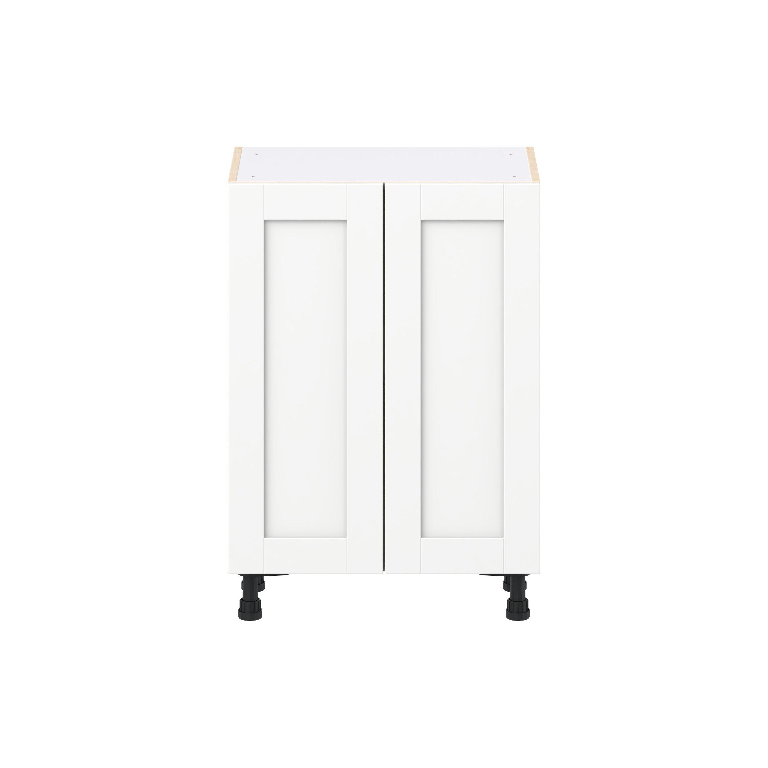 Summerhill 33 in. Bright White Shallow Base Cabinet