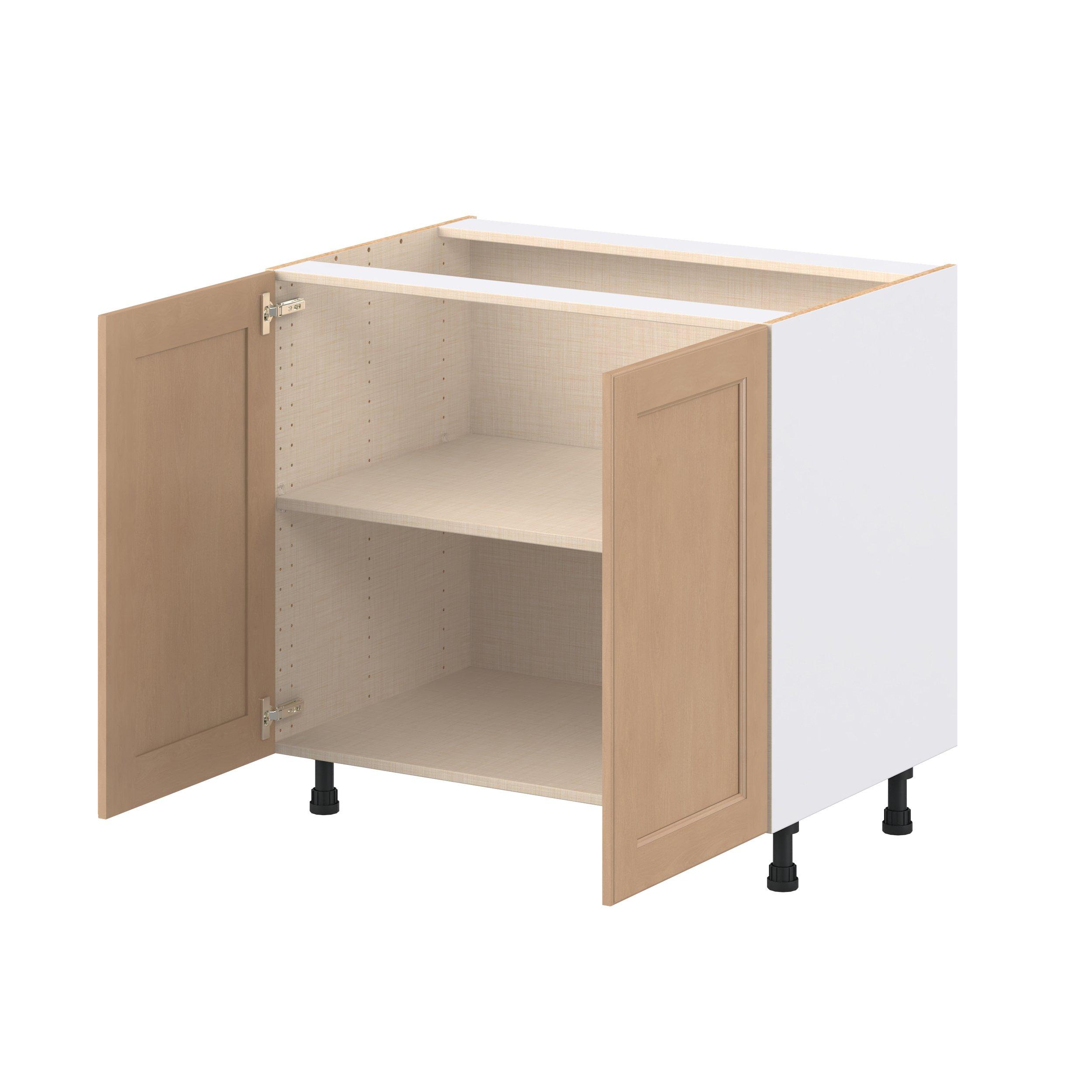 Sugarhill 36 in. Stained Sugar Cookie Shallow Base Cabinet