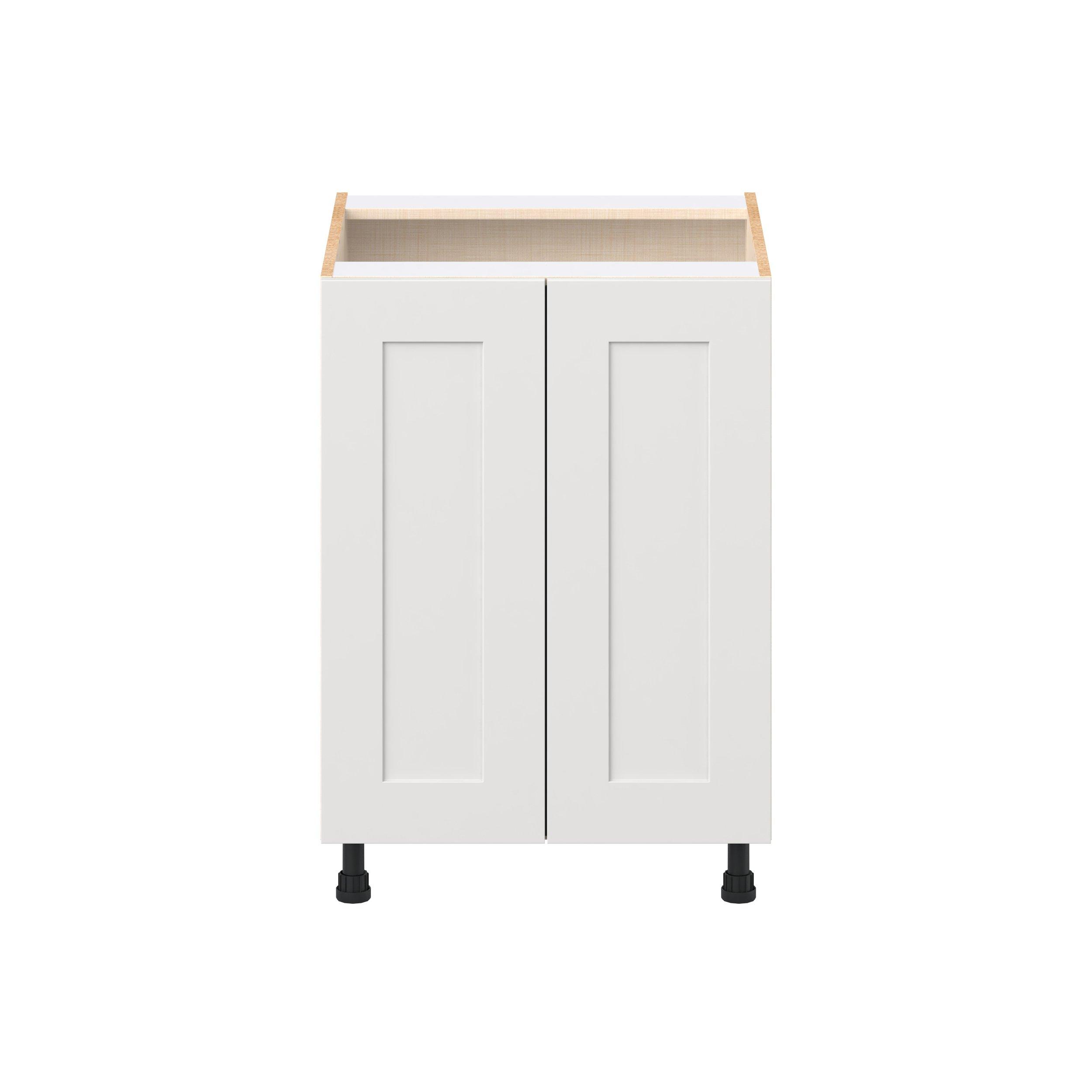 Candler 24 in. Painted Warm White Door Base Cabinet