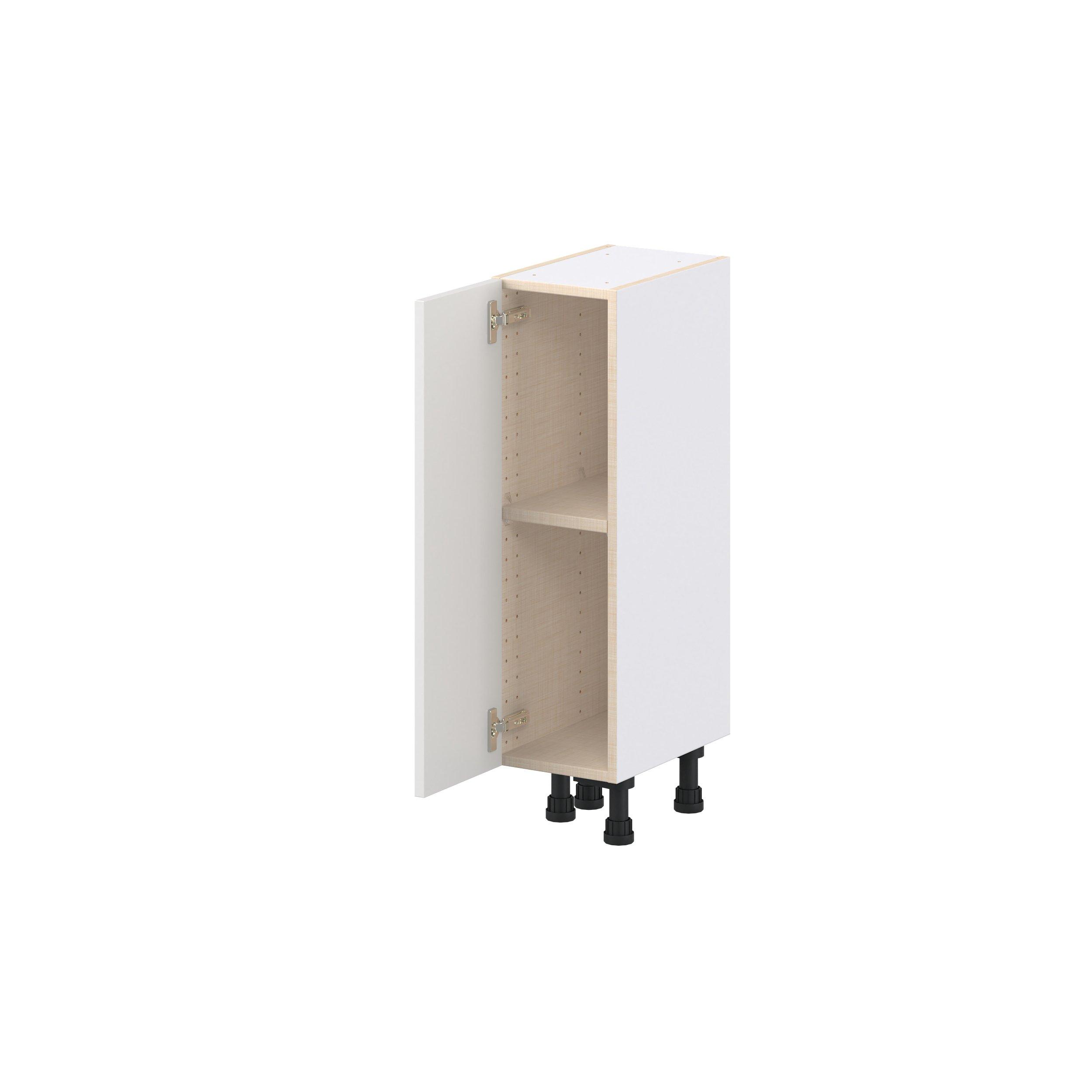 Candler 9 in. Painted Warm White Shallow Base Cabinet