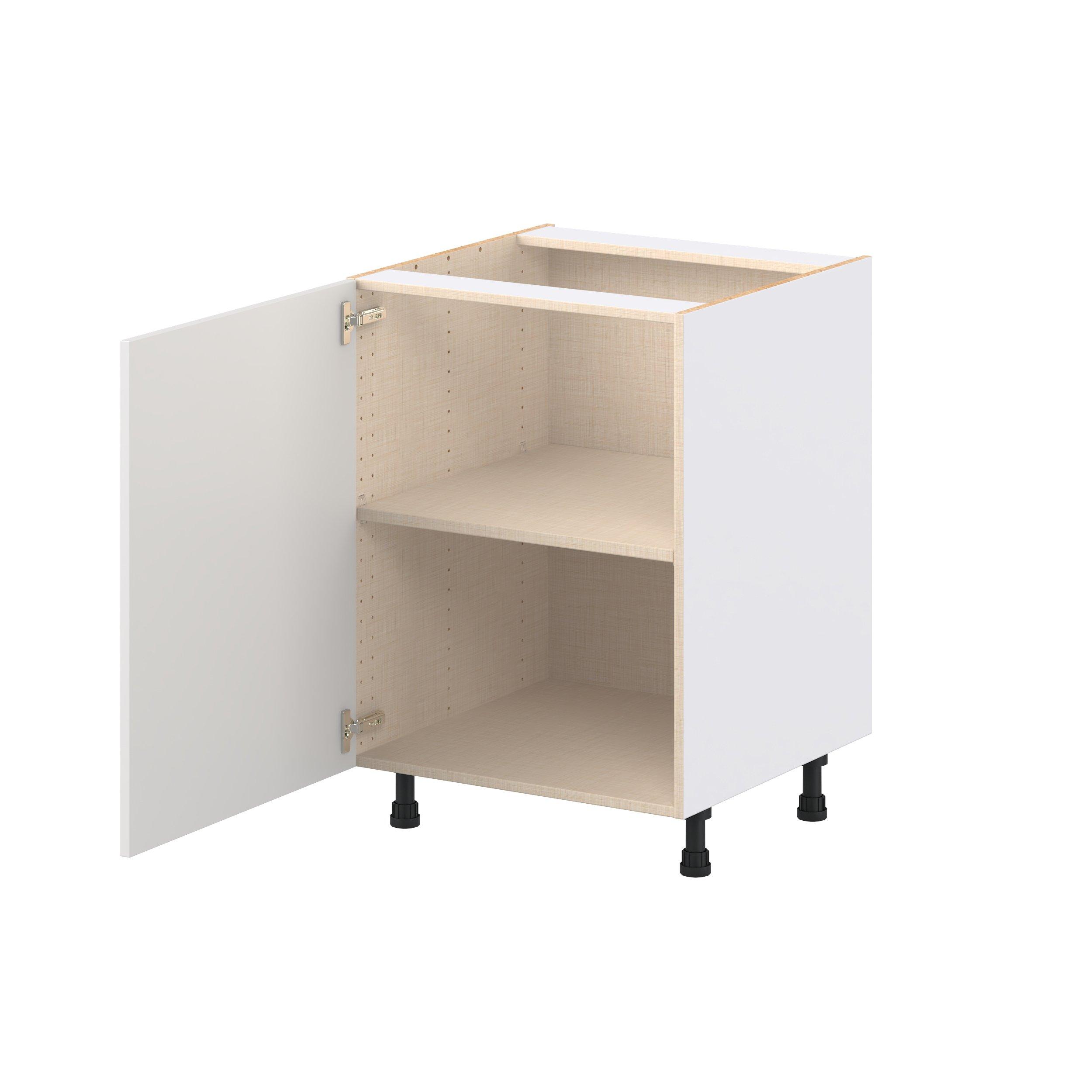 Candler 24 in. Painted Warm White Door Base Cabinet