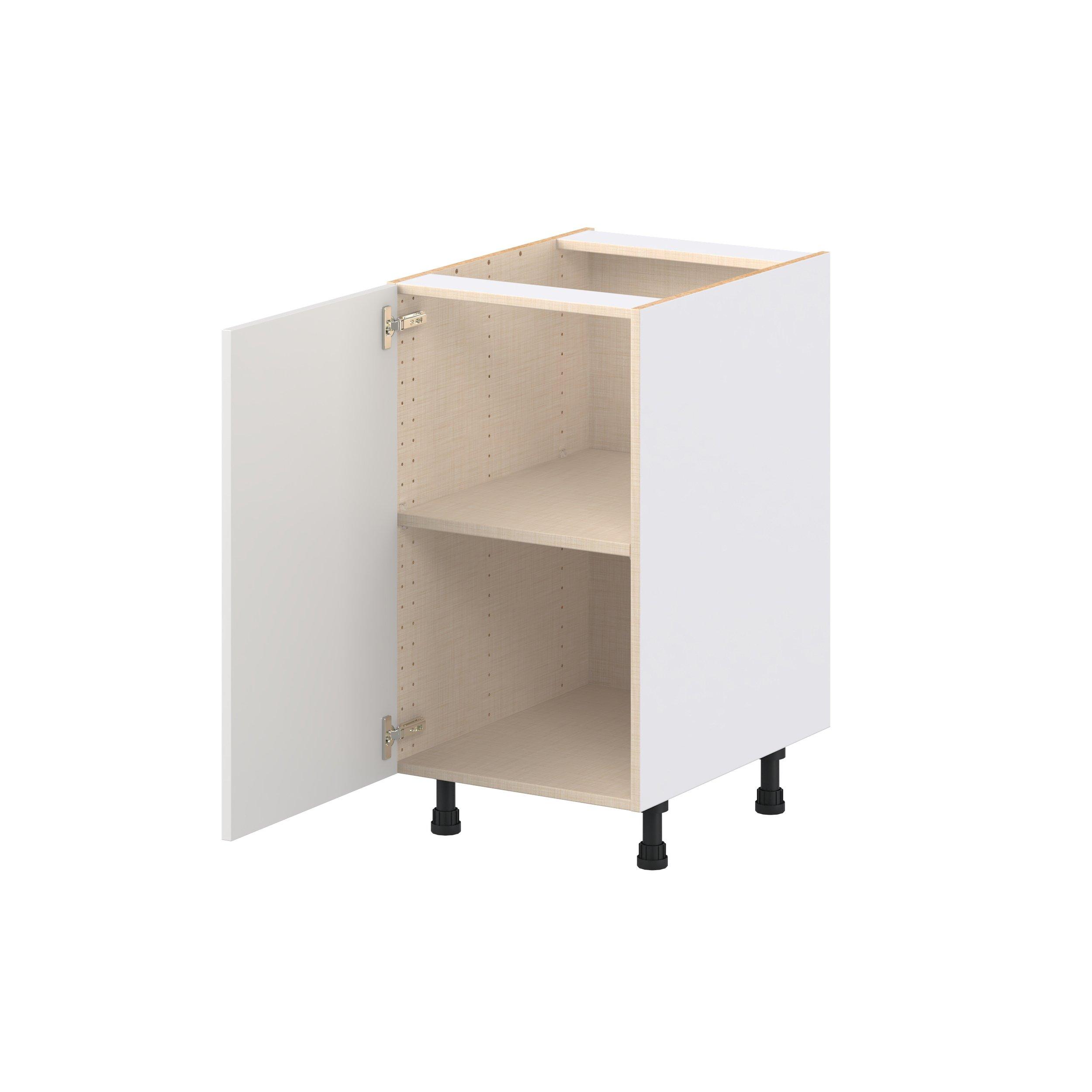 Candler 18 in. Painted Warm White Door Base Cabinet