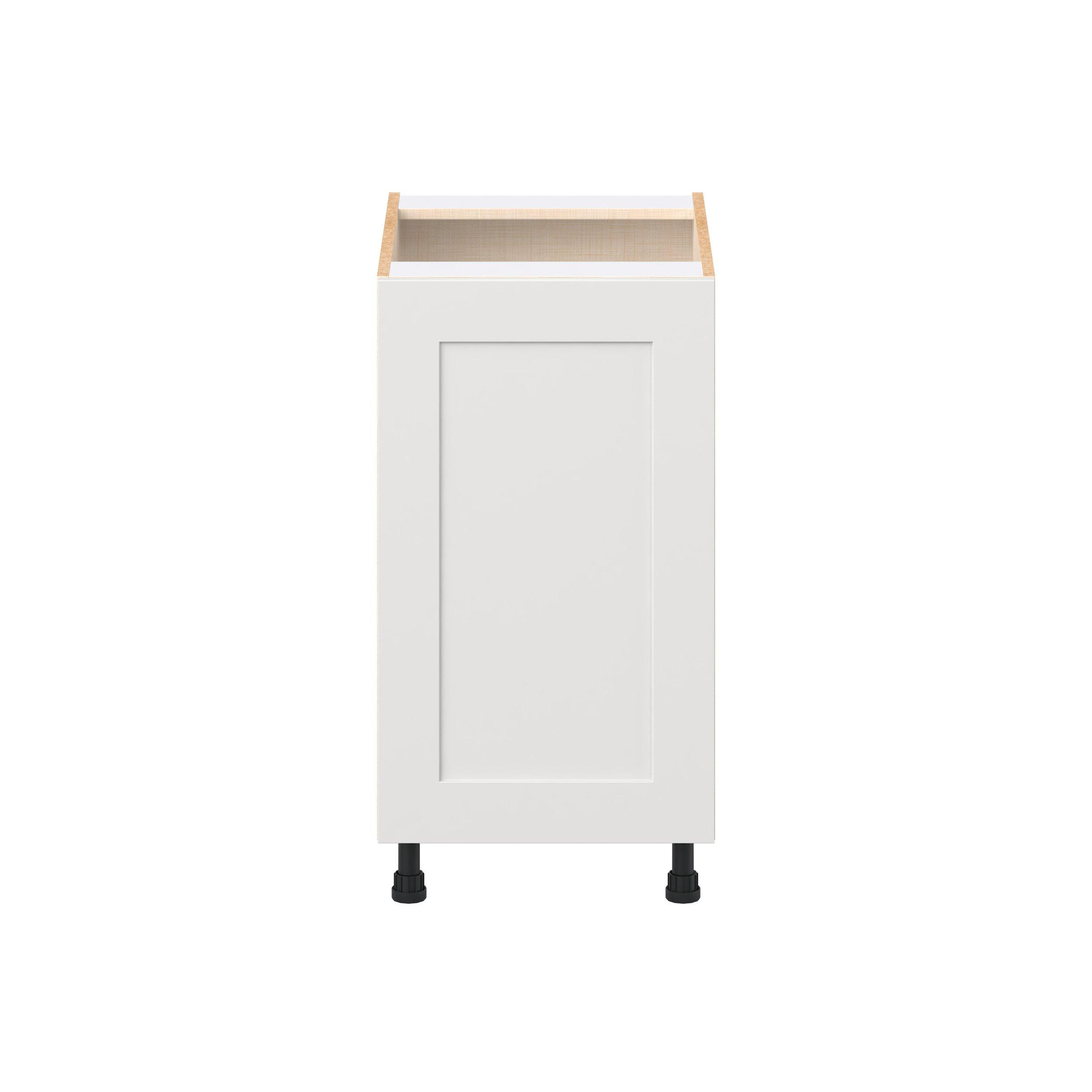 Candler 18 in. Painted Warm White Door Base Cabinet