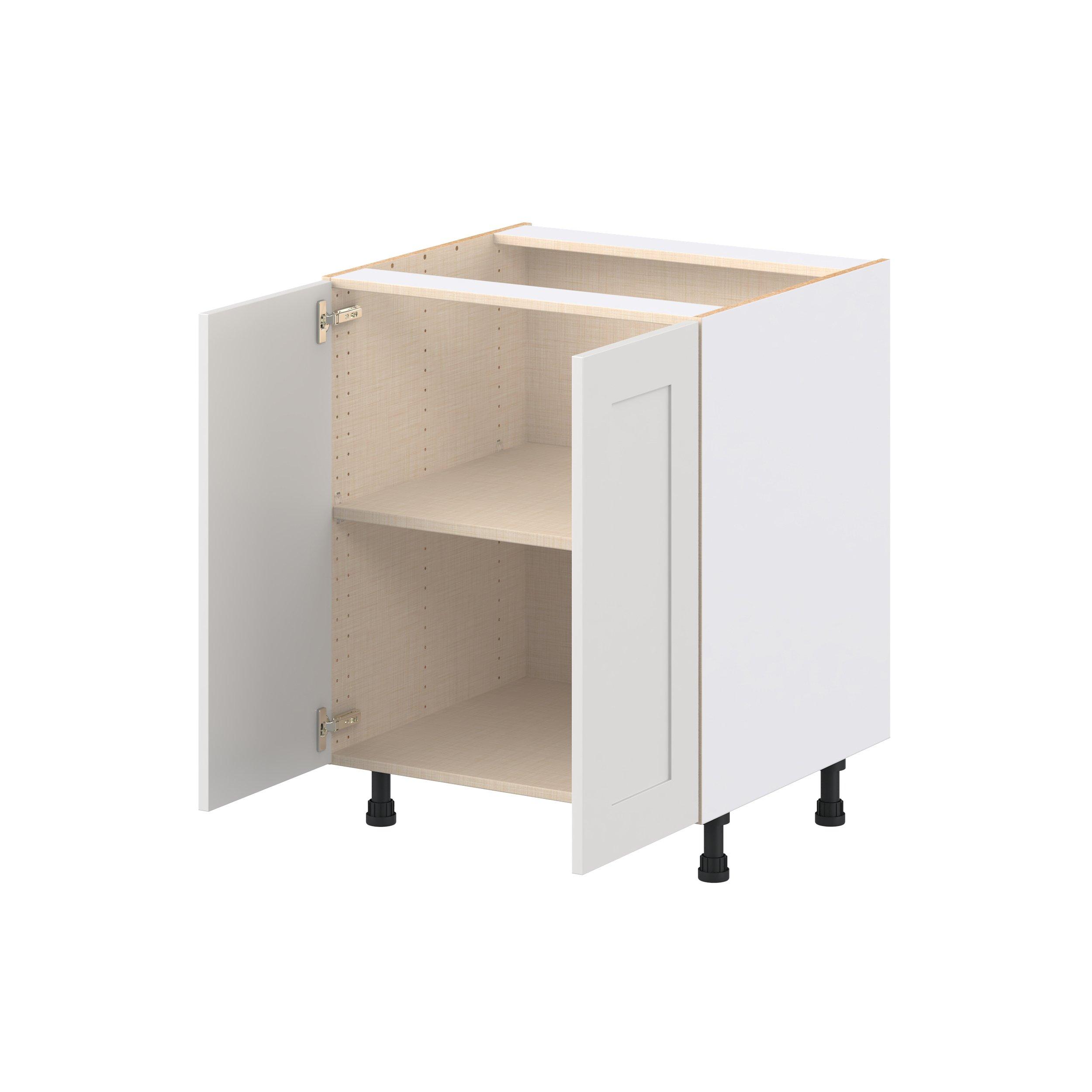 Candler 27 in. Painted Warm White Door Base Cabinet