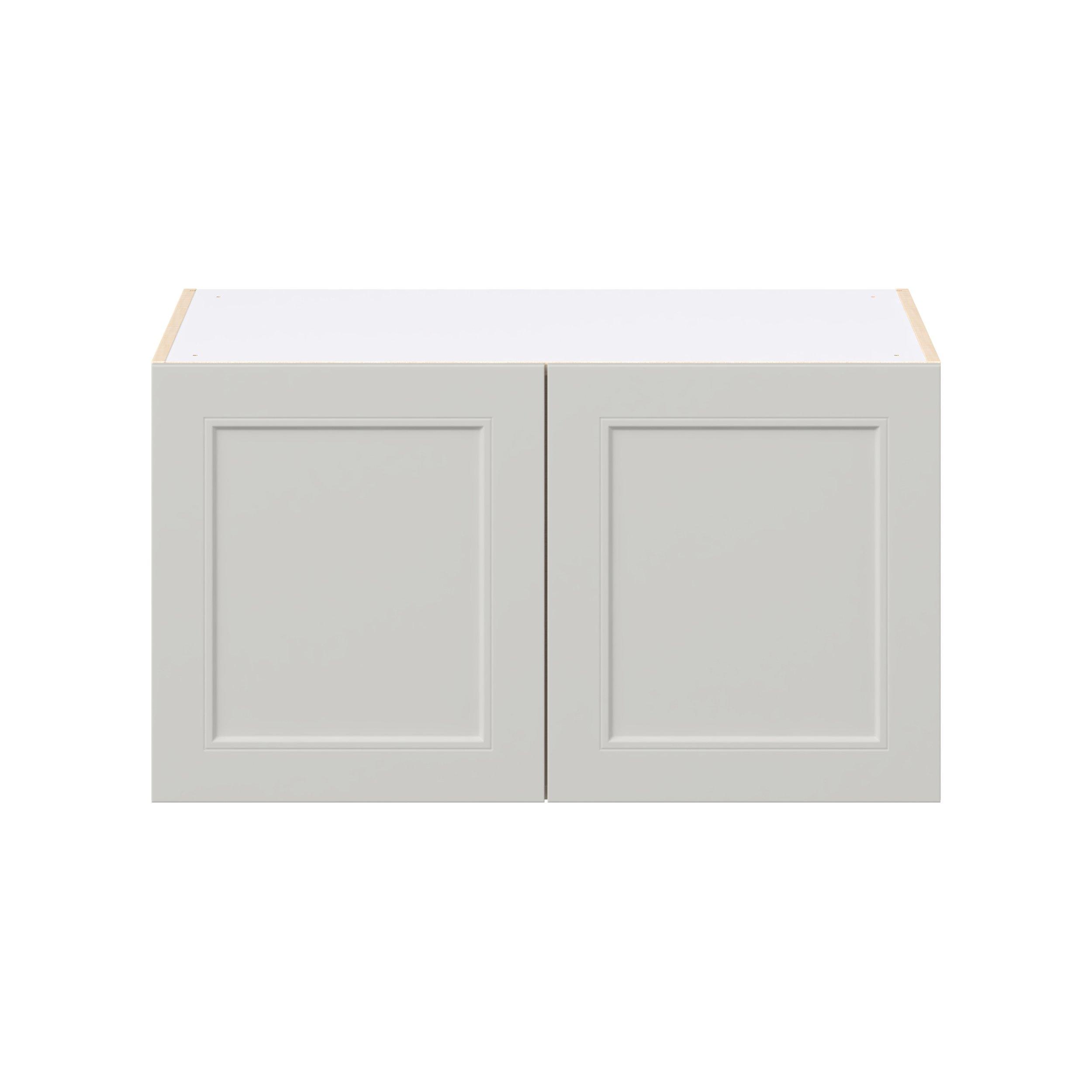 Lenox 36 in. Painted Light Gray Bridge Wall Cabinet