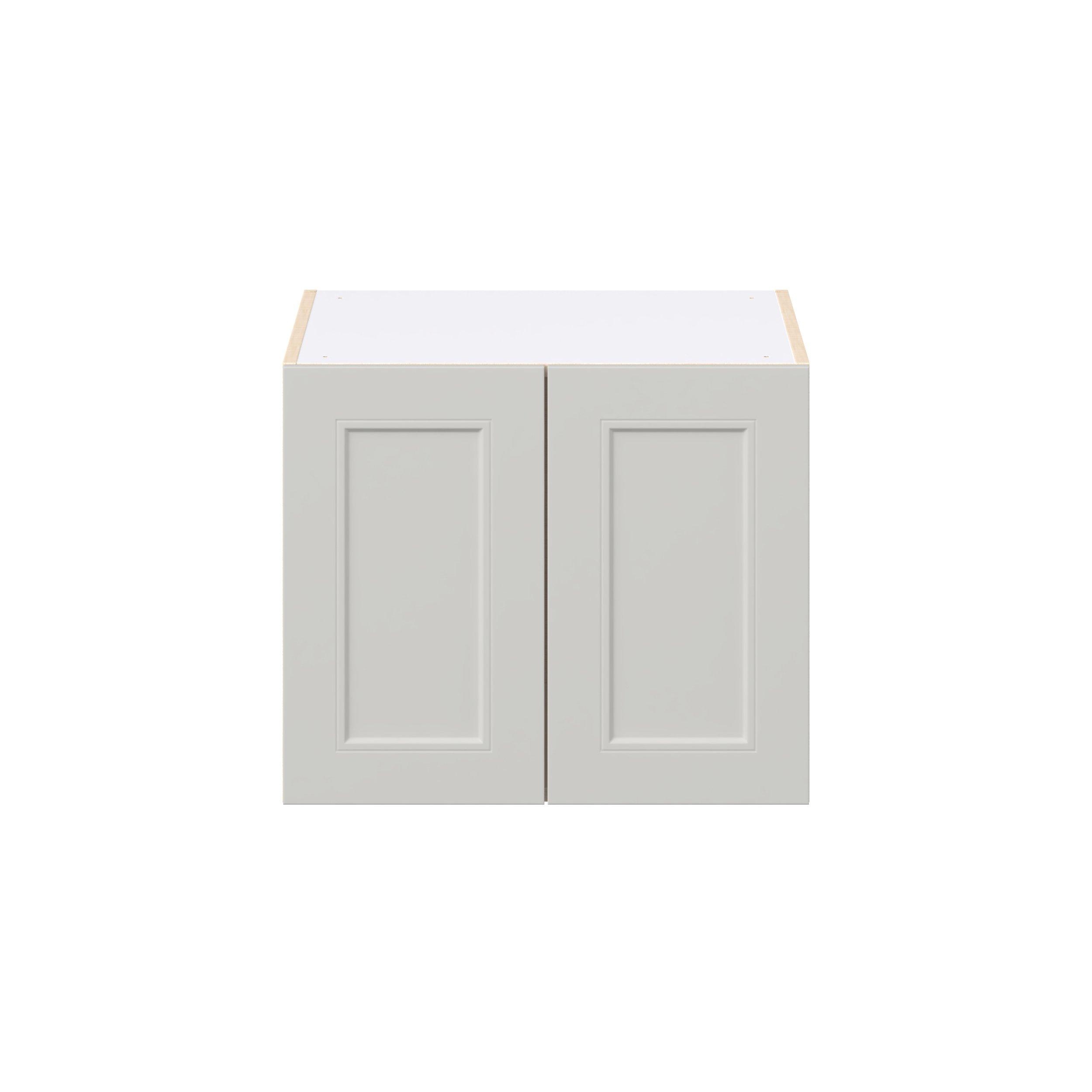 Lenox 24 in. Painted Light Gray Bridge Wall Cabinet
