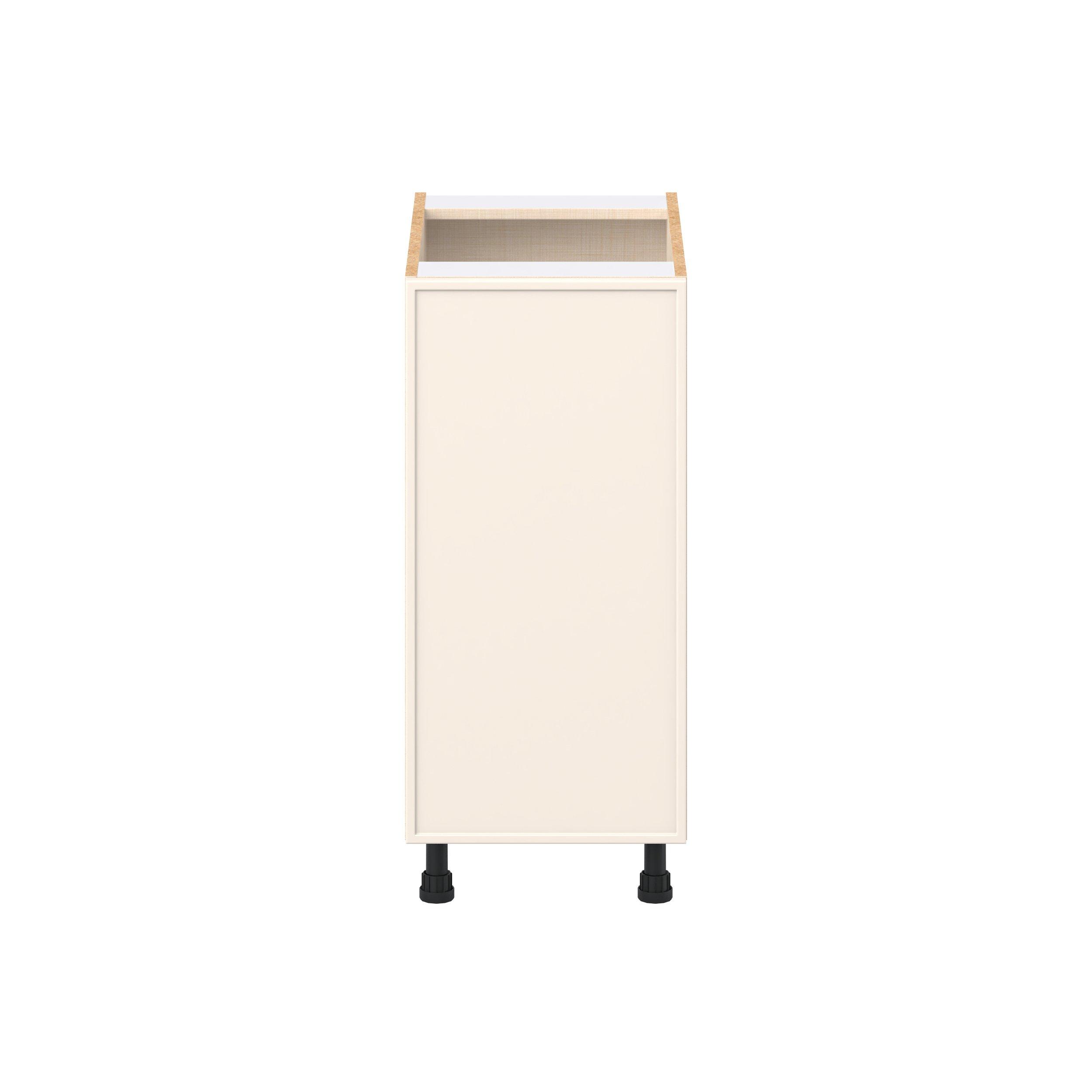 Linden 15 in. Painted Washed Linen Door Base Cabinet