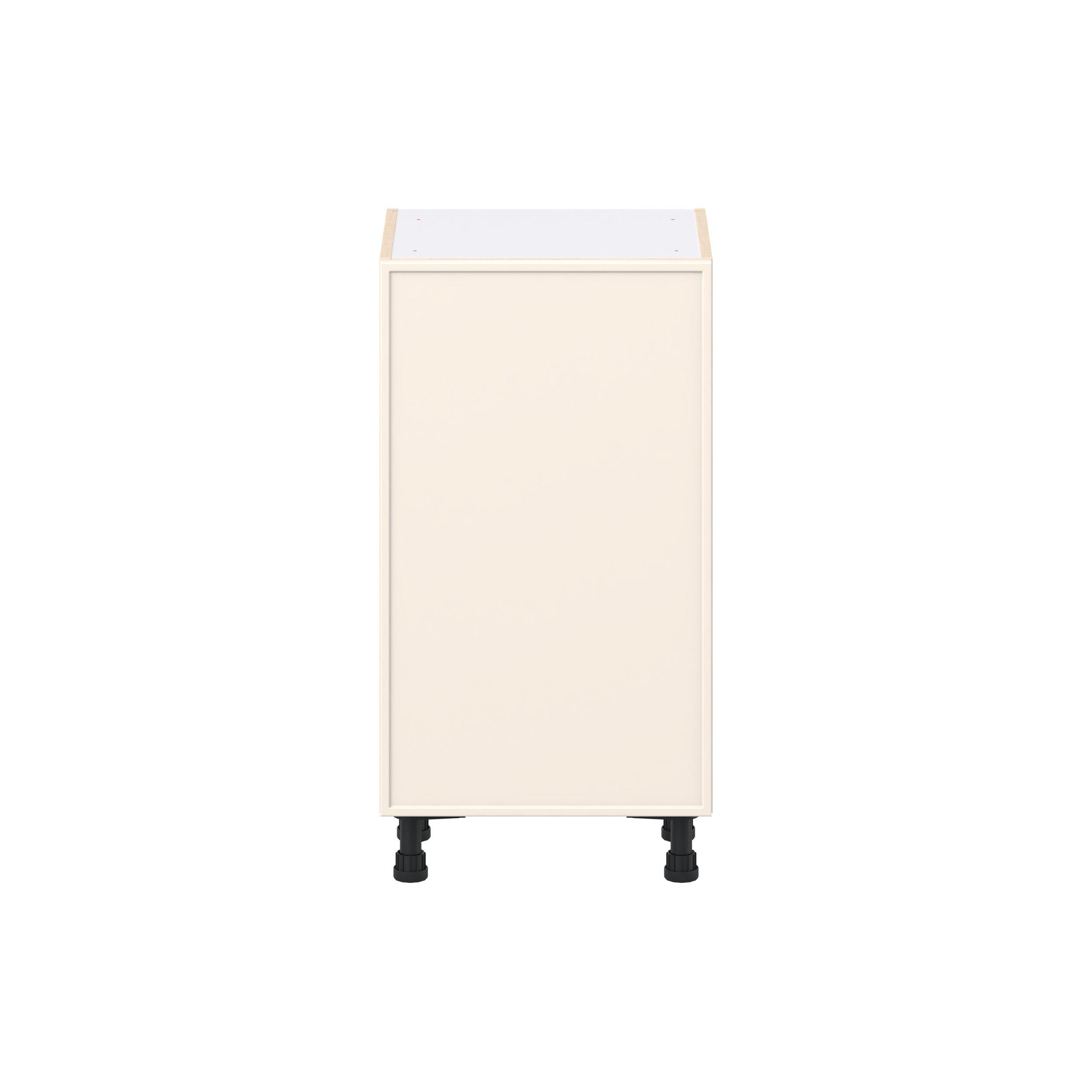 Linden 18 in. Painted Washed Linen Shallow Base Cabinet