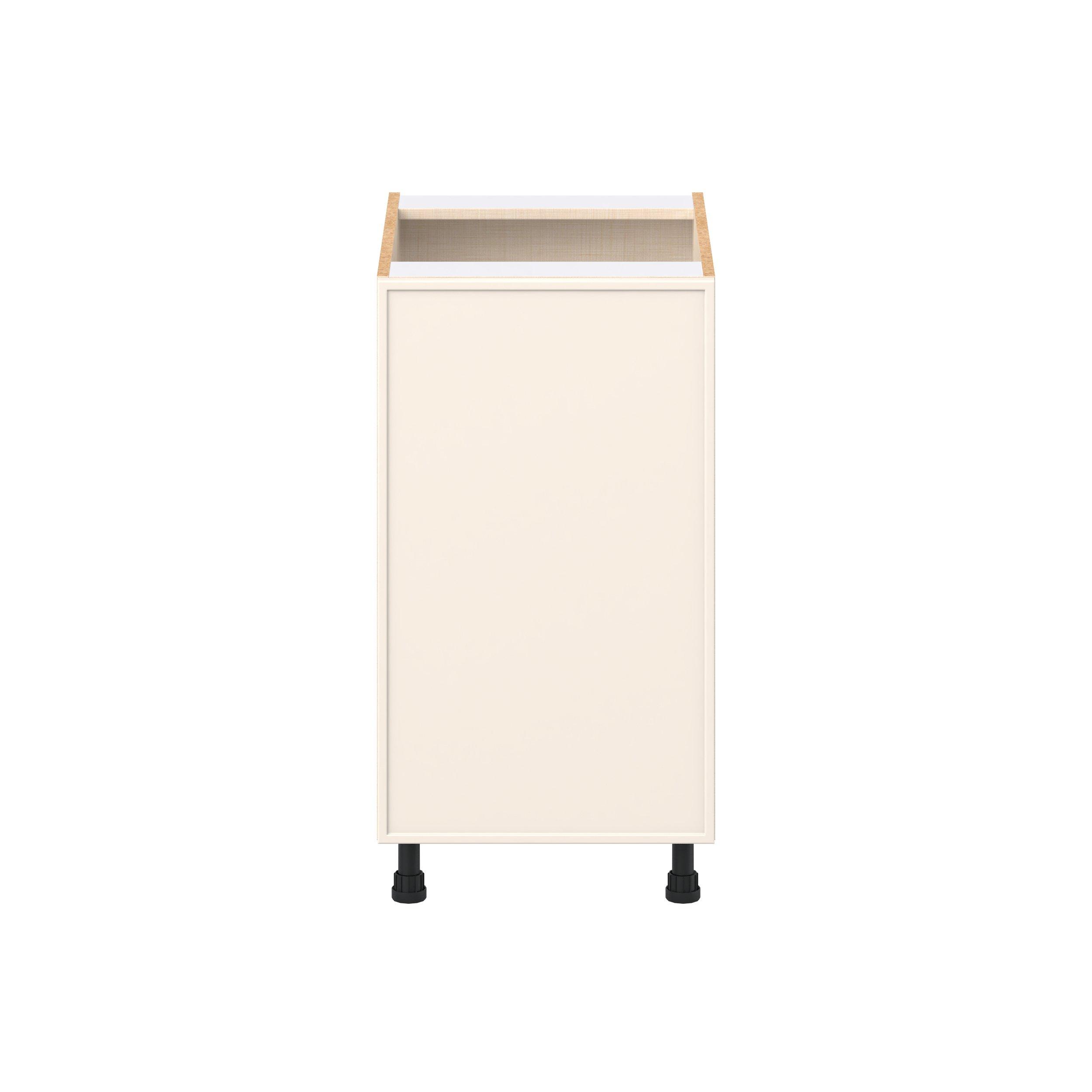 Linden 18 in. Painted Washed Linen Door Base Cabinet